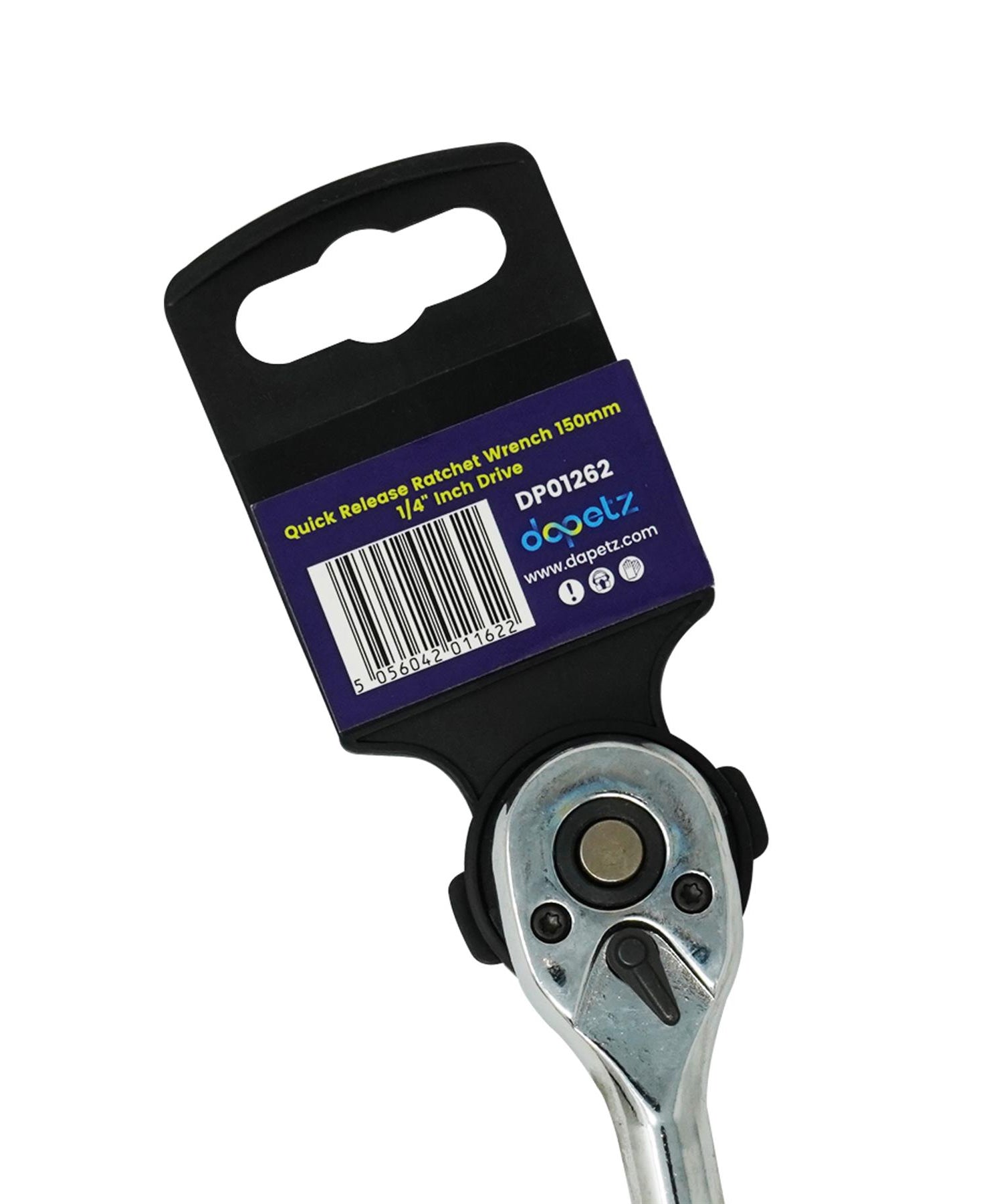 Quick Release Ratchet Wrench 150mm 1/4" Inch Drive With Warranty Crv By Dapetz