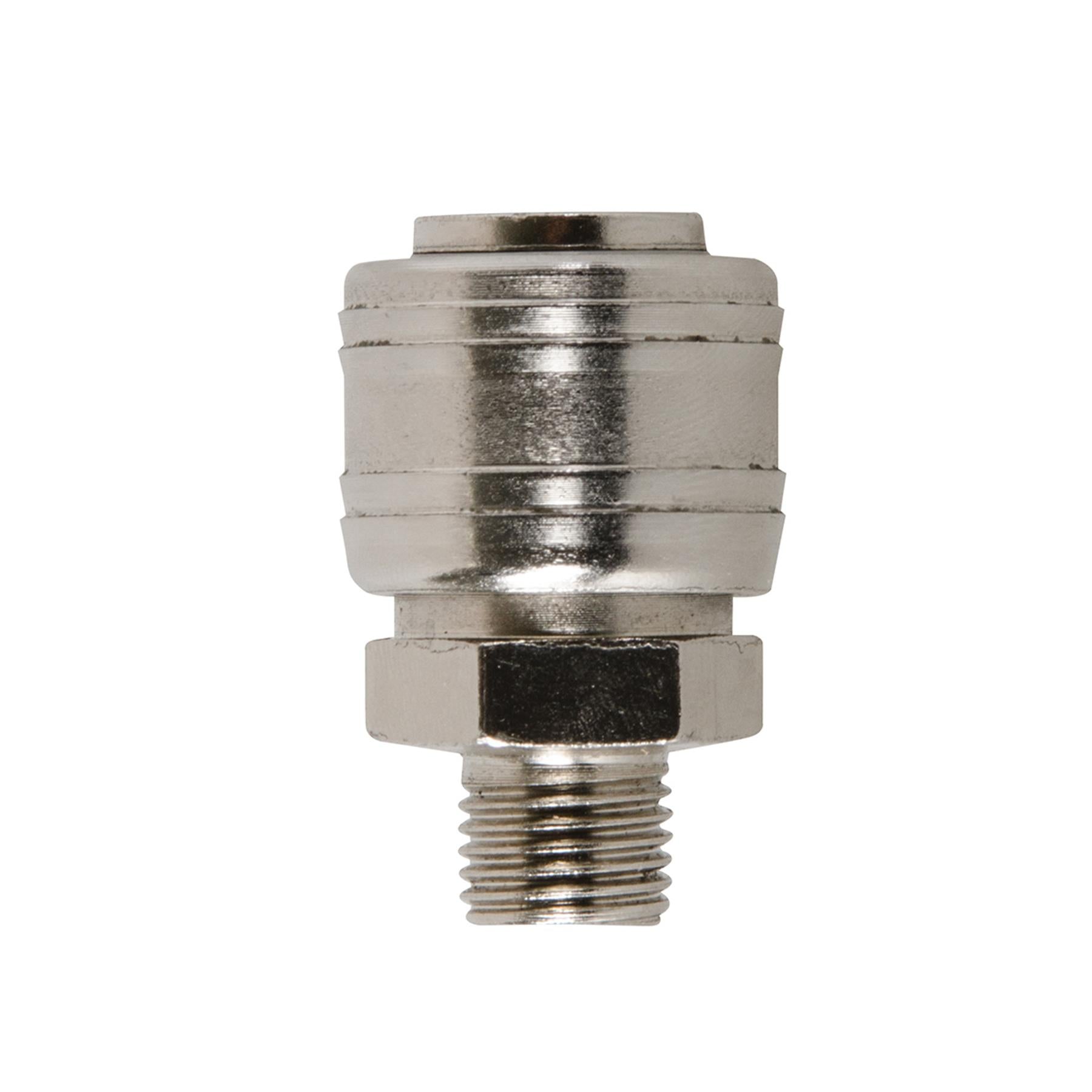 Male Euro Air Line Hose Fitting Connector Quick Release Coupler 1/4" BSP 3Pcs