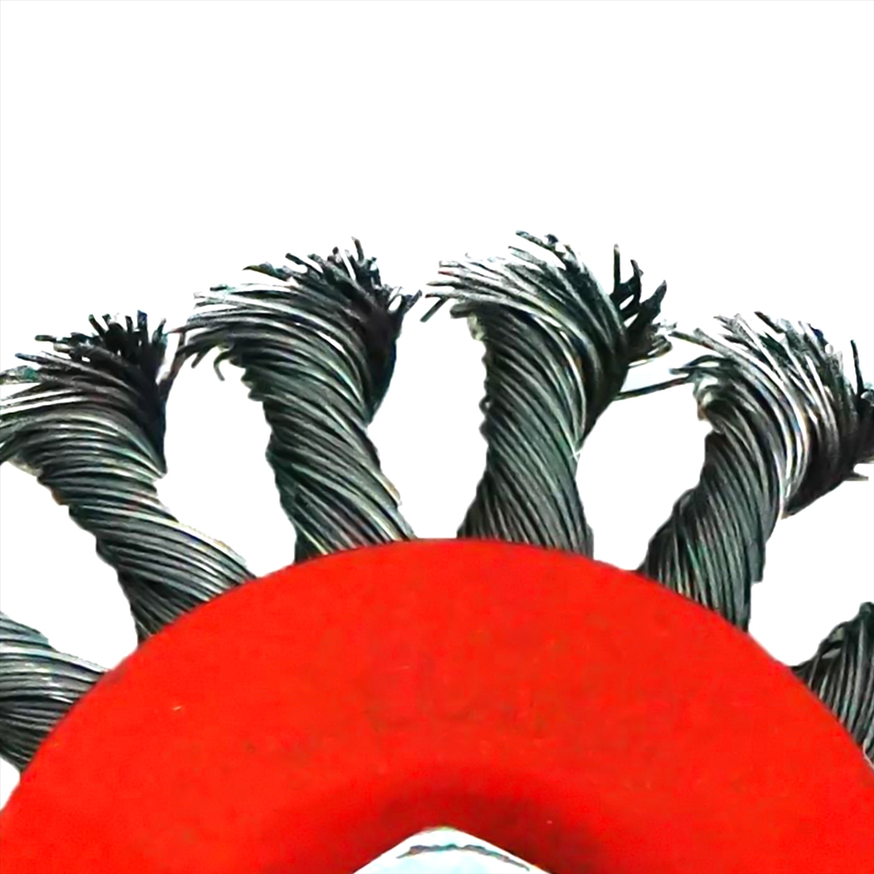 Twist Knot Wire Brush / Wheel 115mm For Angle Grinder Sanding M14 4" 100mm by Dapetz