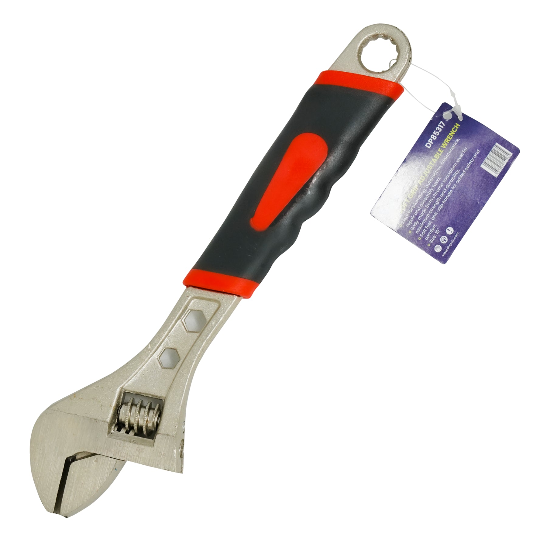 10" 250mm Adjustable Spanner Wrench | Large Opening for Bathroom & General Use by Dapetz