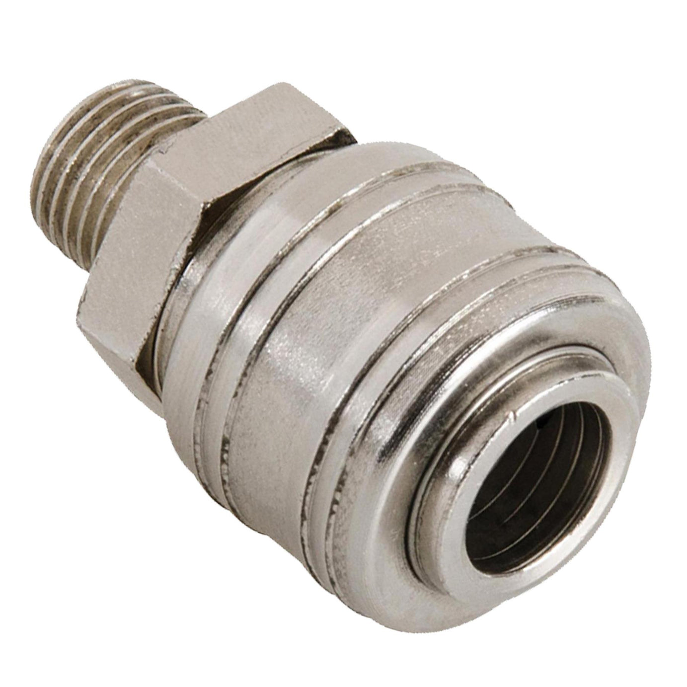 (pack of 5) Euro Air Line Hose Quick Connector Bayonet Coupler Set 1/4" by Daptez