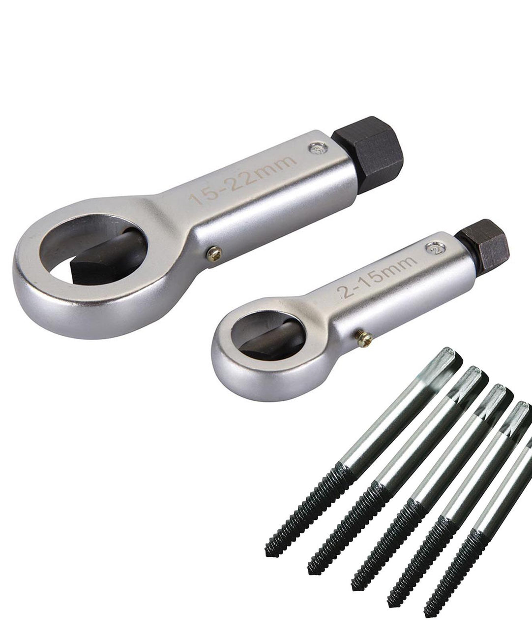 Nut Splitter Set 5PC Removing Splitting Tool Broken Damaged Corroded Stuck By Dapetz
