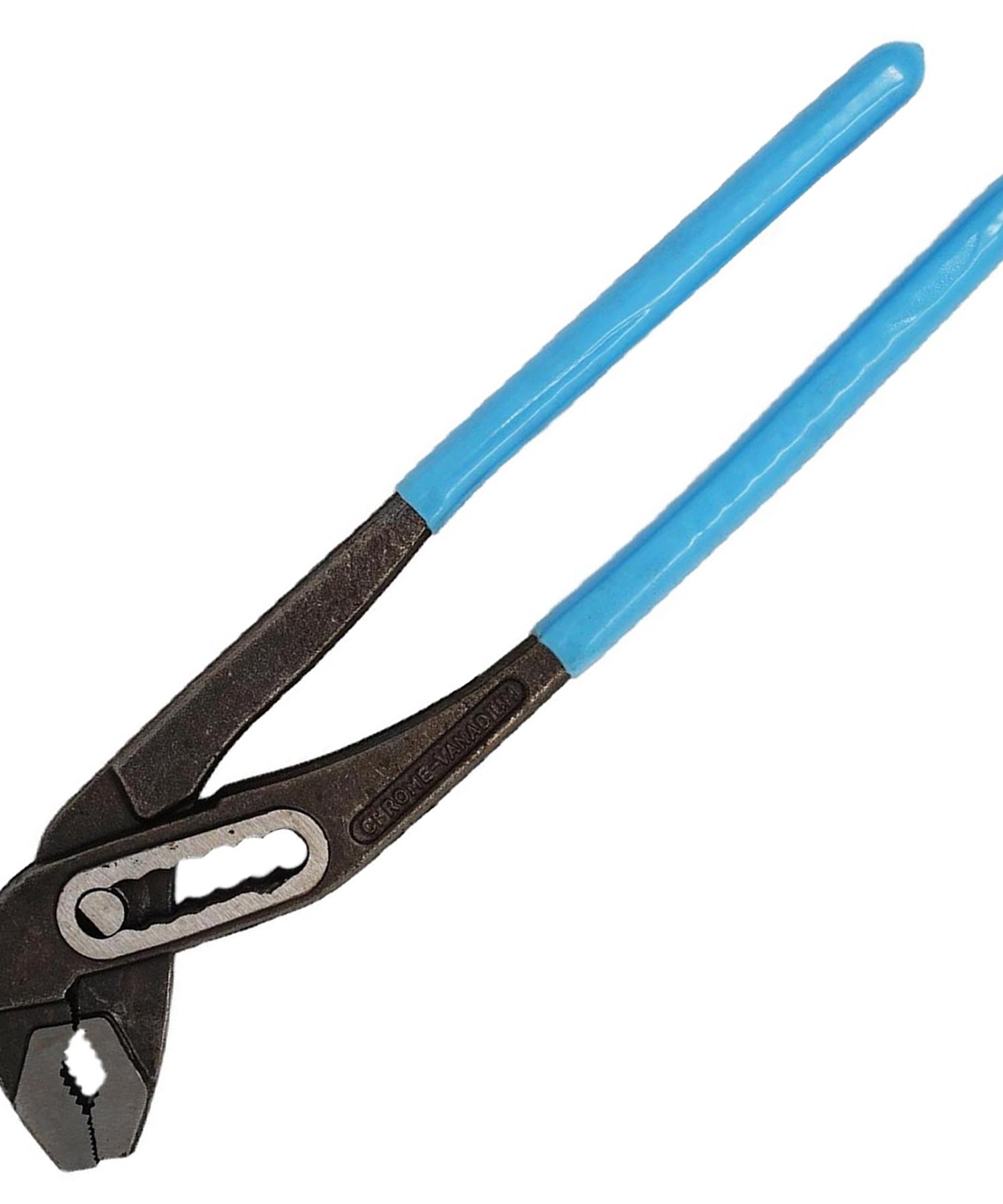 12" Plumbers Slim Jaw 300mm Waterpump Pipe Wrench Pliers Grips Pump Chrome By Dapetz