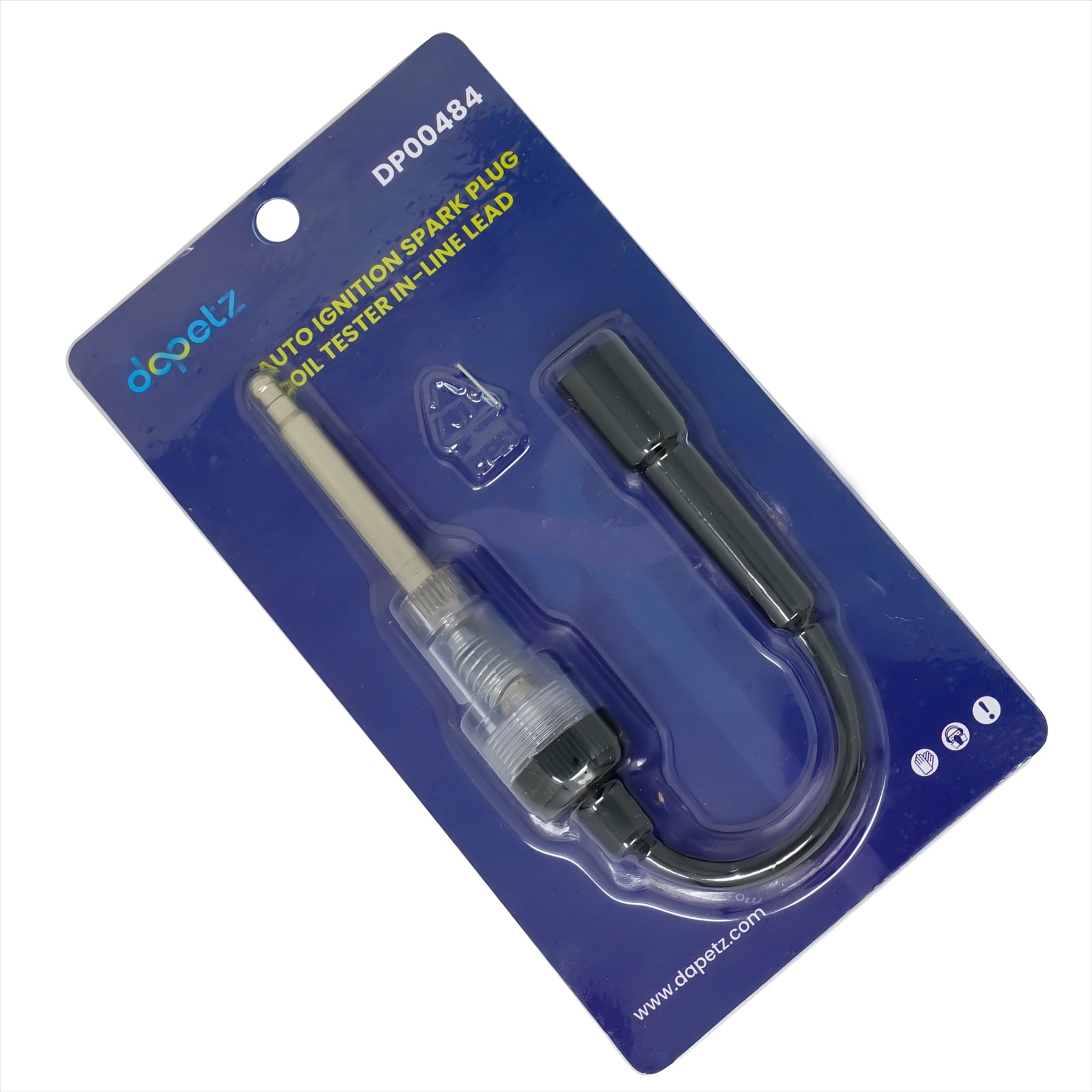 Auto Ignition Spark Plug Coil Tester In-Line Lead Van Car Bike by Daptez