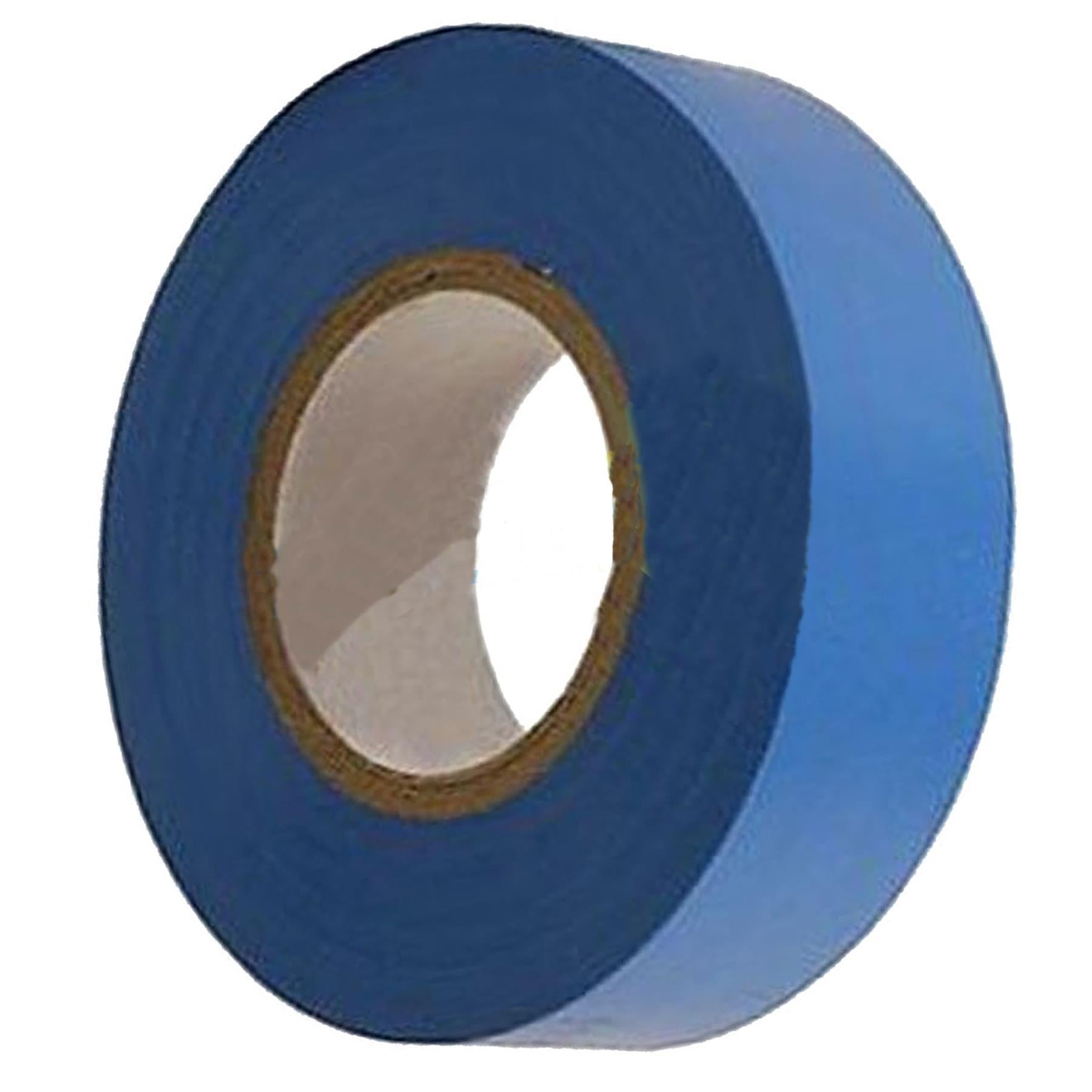 Electrical PVC Insulation Insulating Tape 22m Flame Retardant Blue 5 Rolls by Dapetz