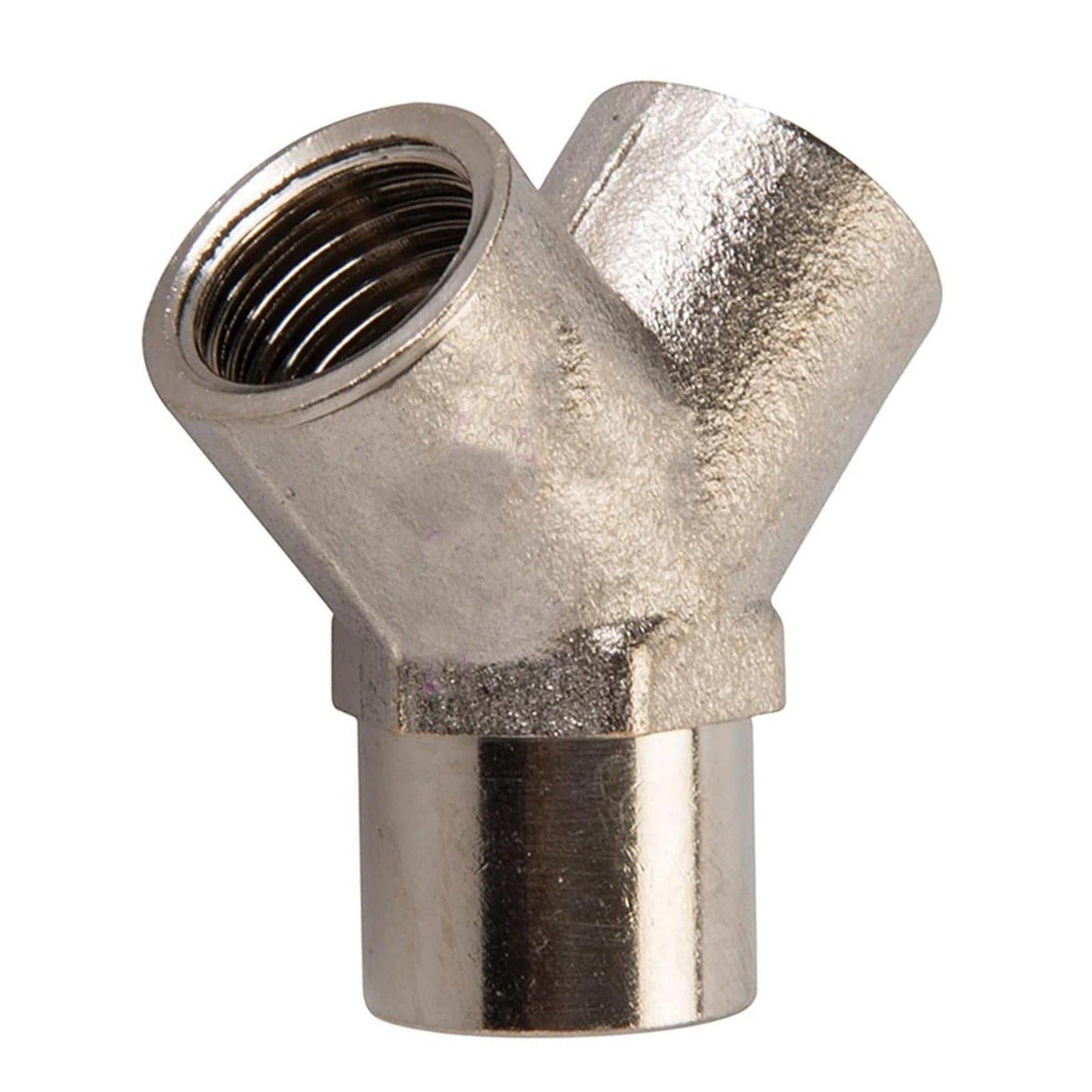 Air Line 3 Way Y Connector Splitter 1/4" BSP Hose Airline Joint Fitting