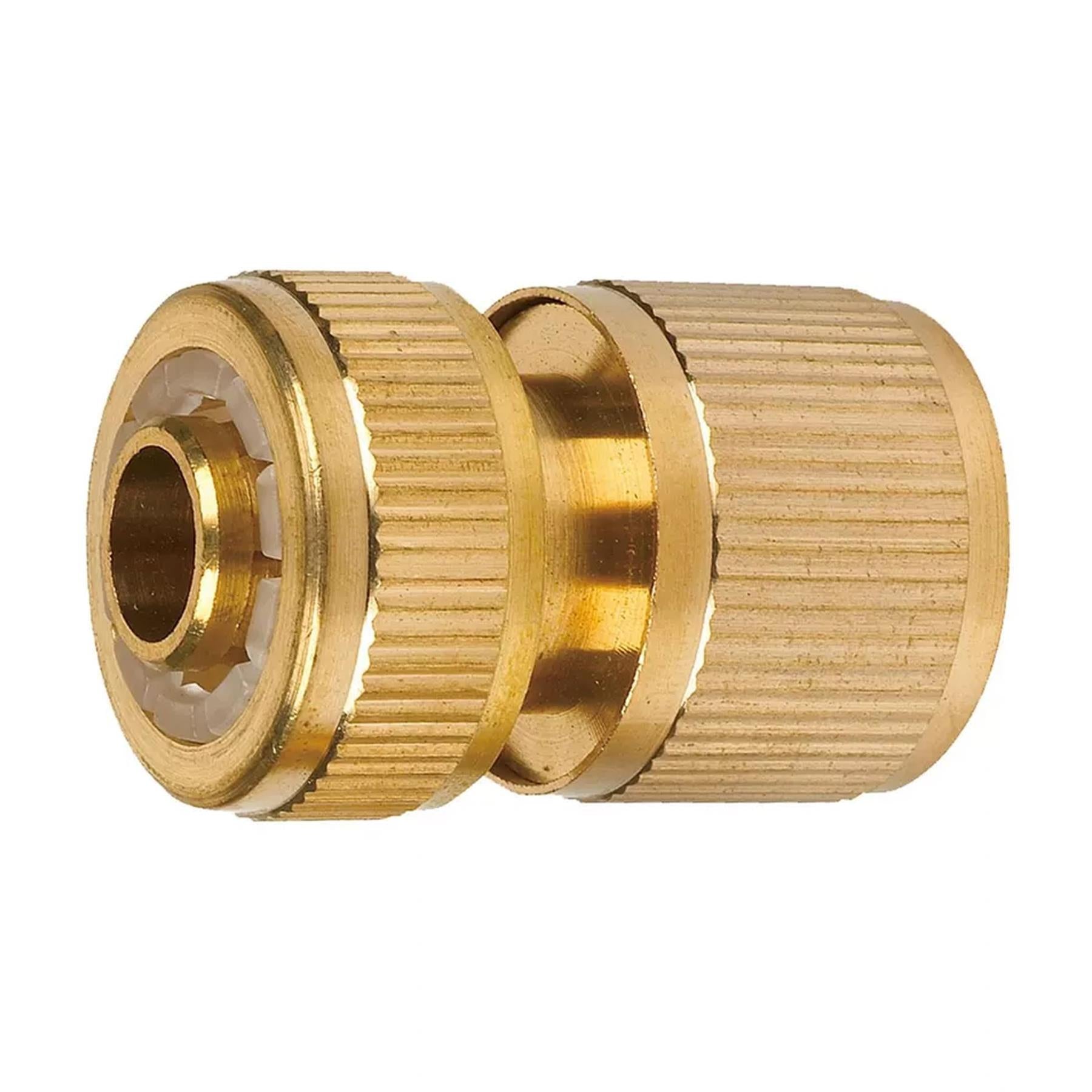 Brass Tap Connector 4pcs 1/2" Female Quick Connector Water Fit Hose Pipe Tap