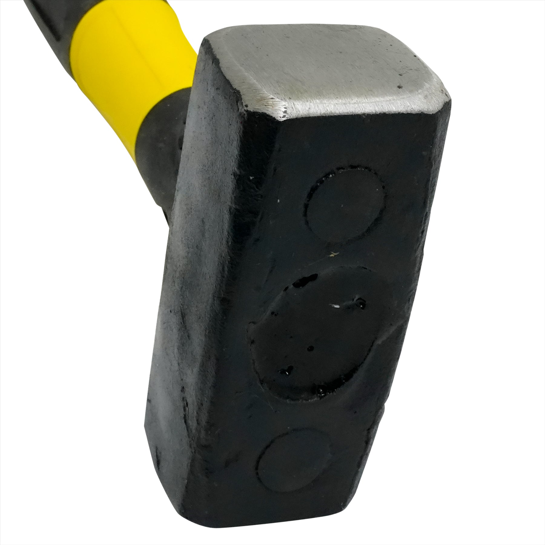 1Kg Fibreglass Club Lump Hammer Steel Head Fibre Glass Rubber Grip Handle