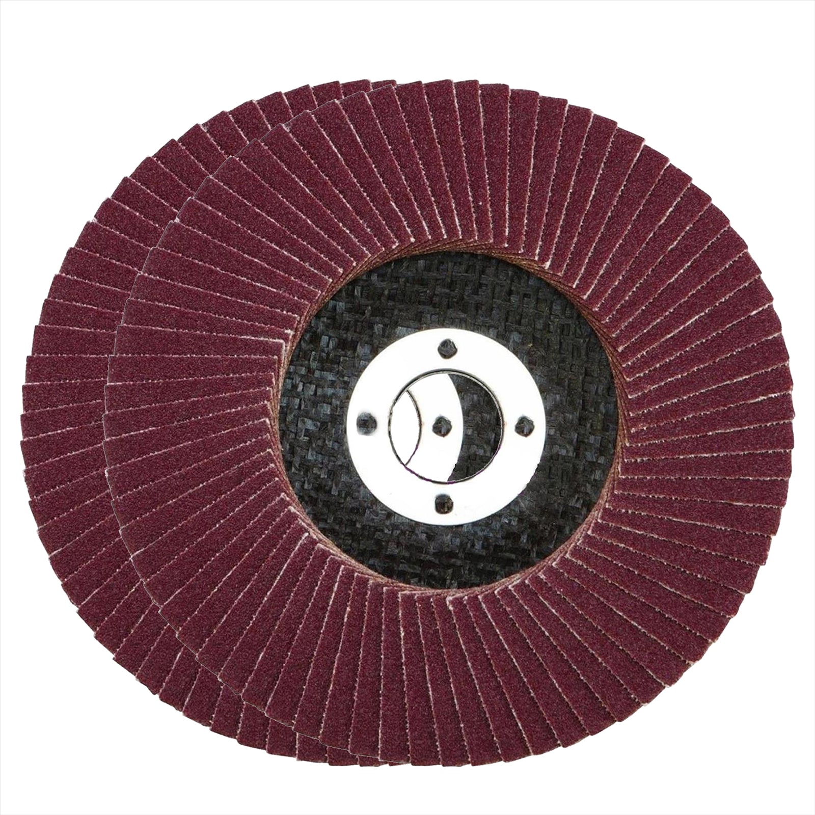 (Pack of 2) Angle Grinder Aluminium Oxide FLAP DISCS Grinding Wheels 115mm 4.5'' 40 Grit  by Daptez