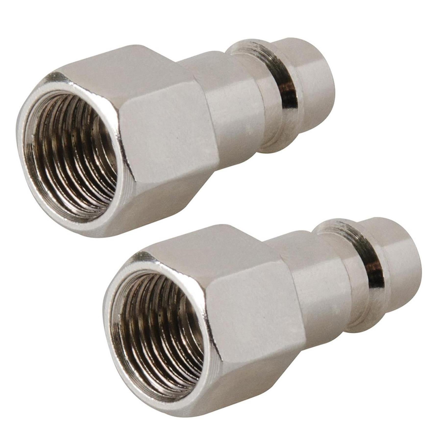Euro Airline Hose Fitting Connector 1/4" BSP Quick Release Female Thread 2PCS - Dapetz
