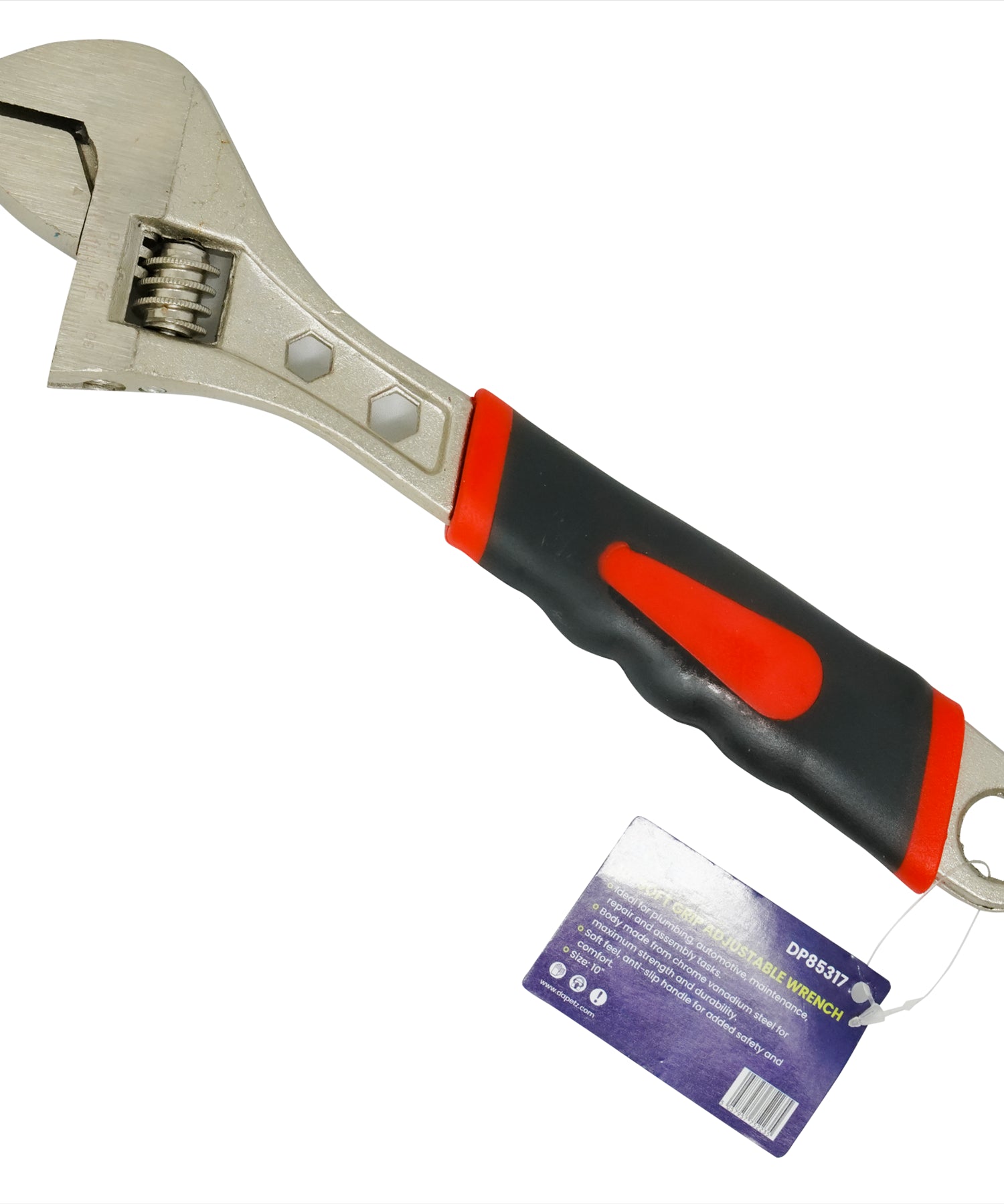 10" 250mm Adjustable Spanner Wrench | Large Opening for Bathroom & General Use by Dapetz