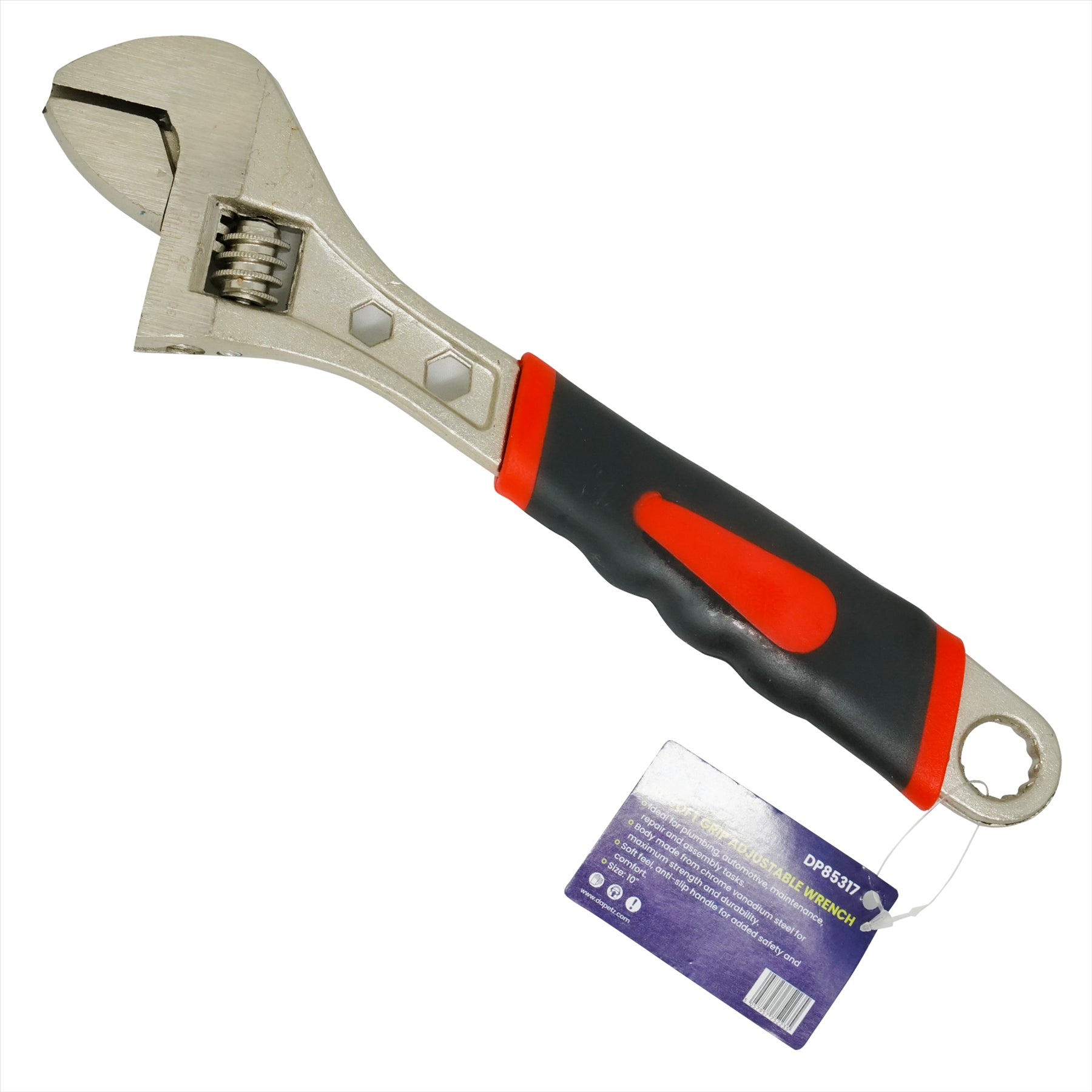 10" 250mm Adjustable Spanner Wrench | Large Opening for Bathroom & General Use by Dapetz