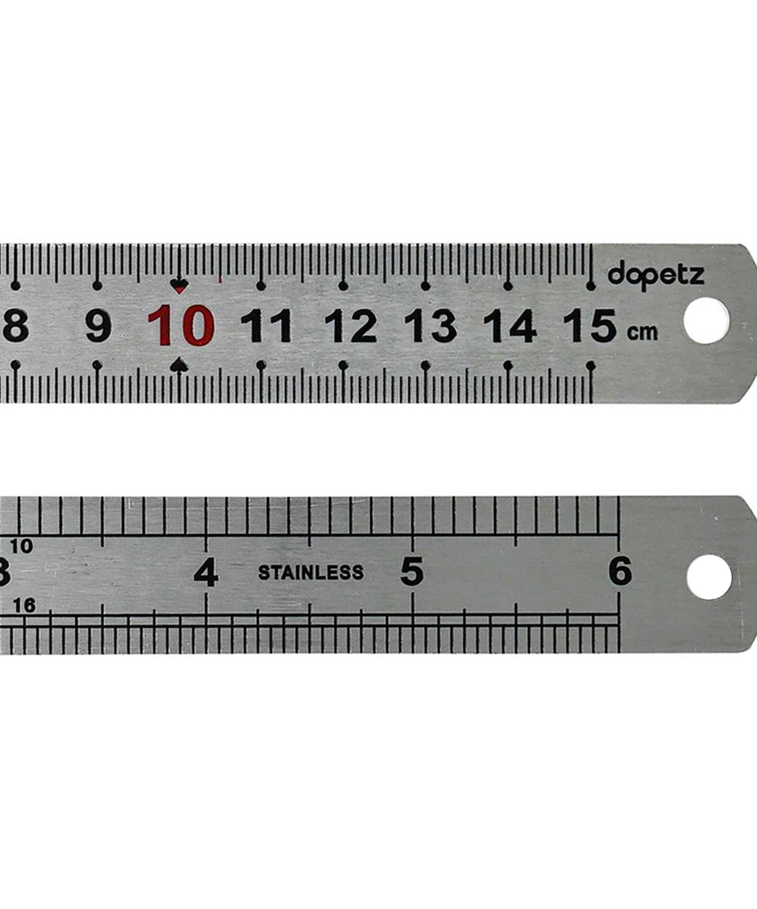 6" 15cm 150mm Stainless Steel Ruler Metal Rule Metric Imperial