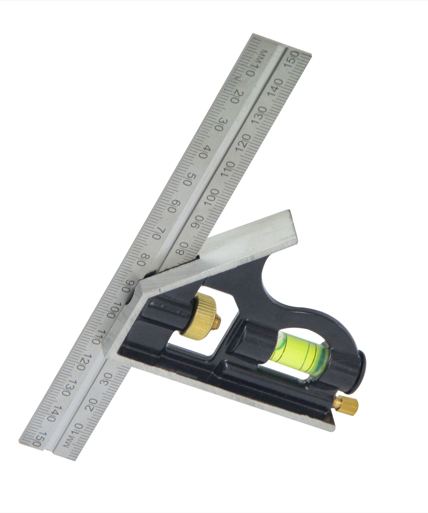 Combination Square Stainless Steel Spirit 6" Level Measuring Tool Tempered By Dapetz