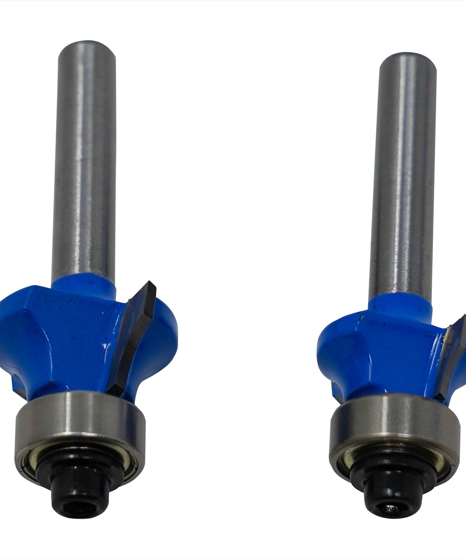 1/4" Shank Round Over Router Bit Set – 4Pc Woodworking Cutter