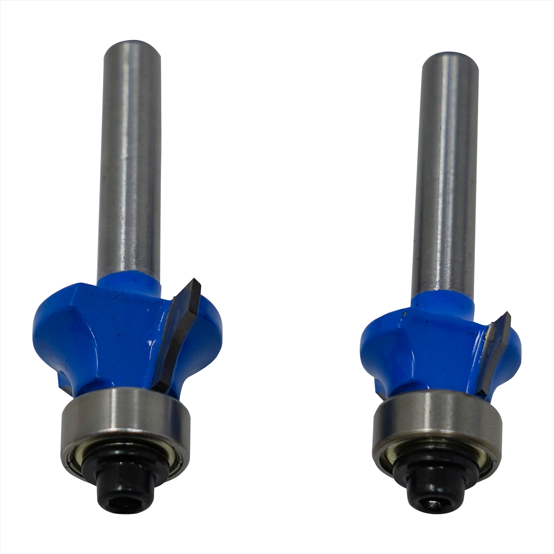 1/4" Shank Round Over Router Bit Set – 4Pc Woodworking Cutter