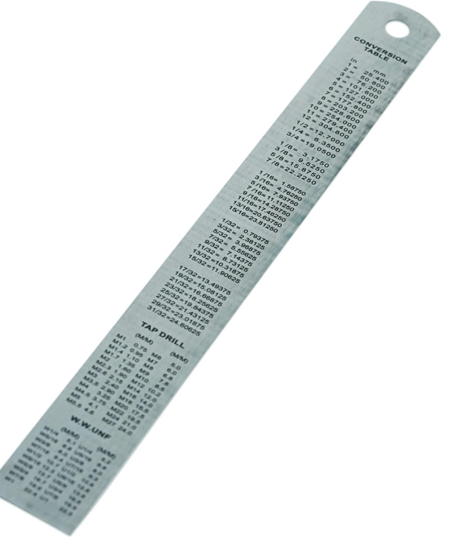 8" 20cm 200mm Stainless Steel Ruler Metal Rule Metric Imperial