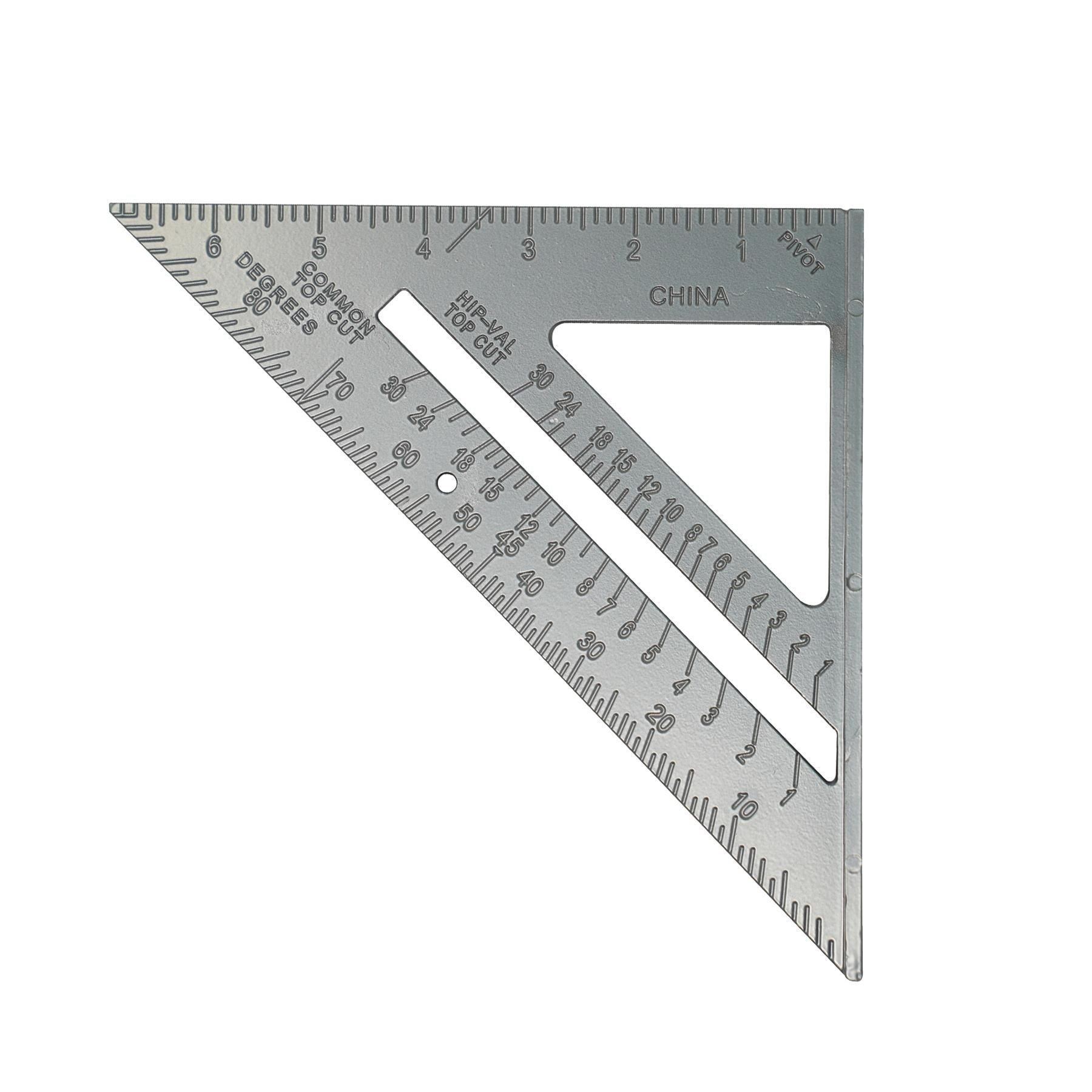 Metal Roofing Rafter Set Square 12" X 8" Combination 6" Aluminium Roofers Square By Dapetz