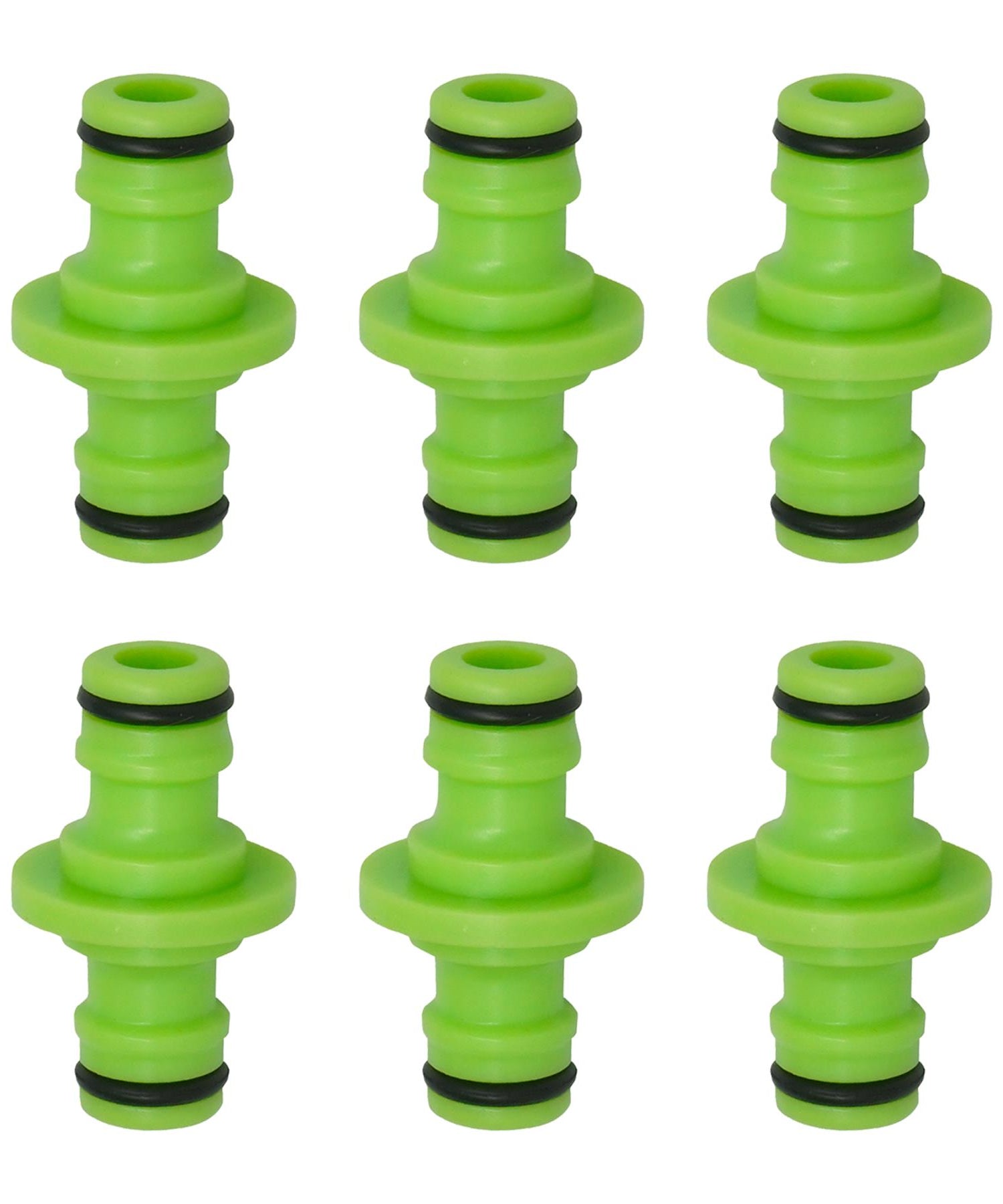 1/2" Male 2-Way Connector Adaptor Garden Water Hose Pipe Joiner (6 Pcs) By Dapetz