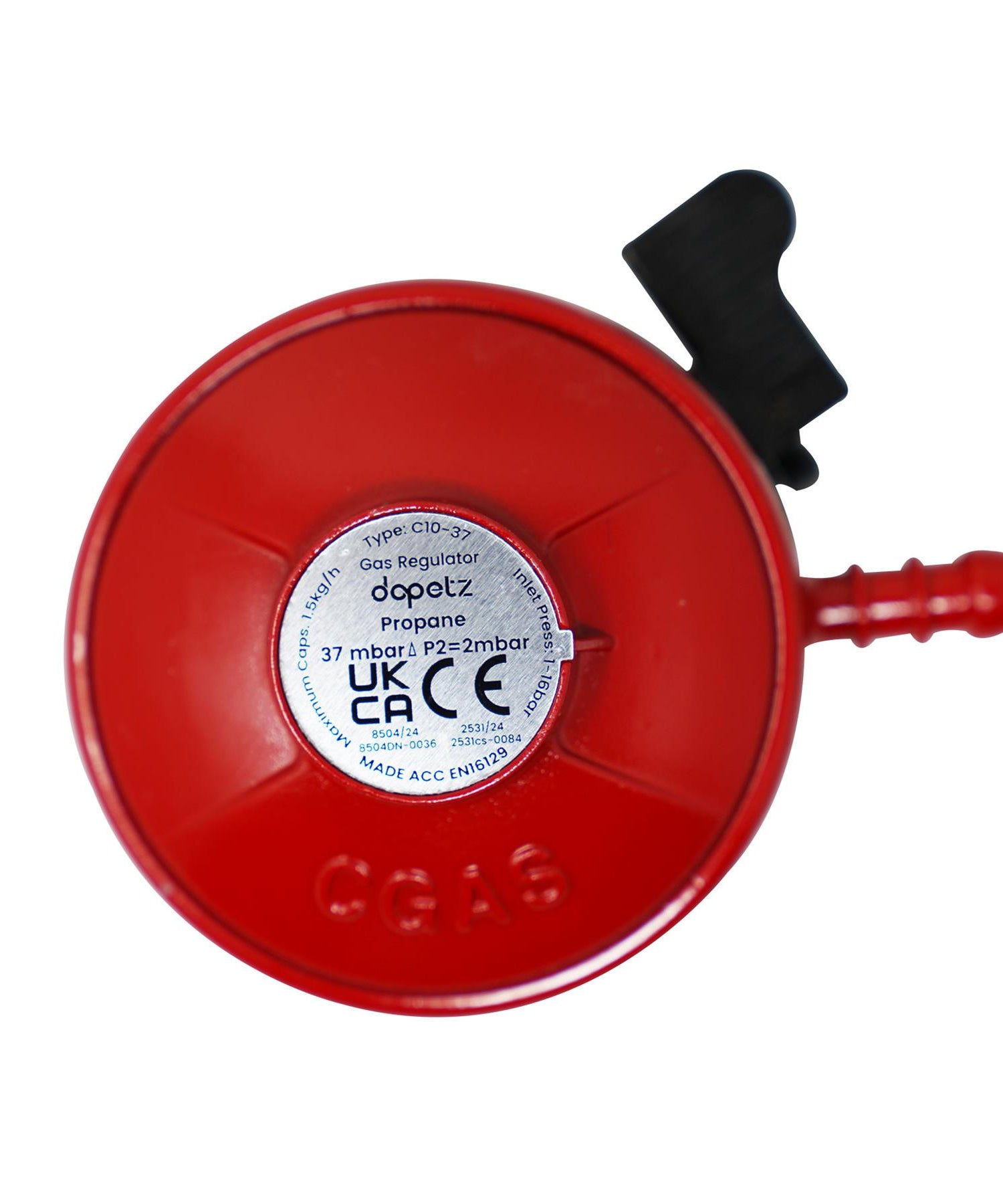 Propane Gas Clip On Regulator 27mm Flowgas Calor BP 5,10,15 KG Patio Gas 37mbar