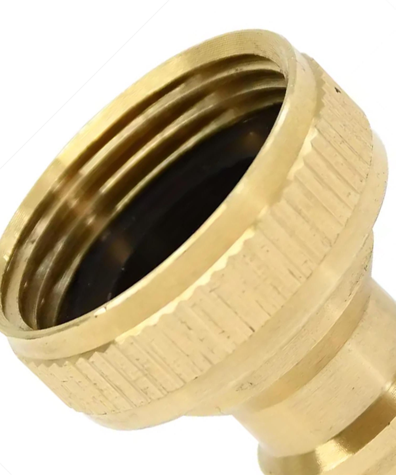 Brass Tap Connector 1/2" 3/4" Water Hose Pipe Adaptor Fitting Set Pack of 8