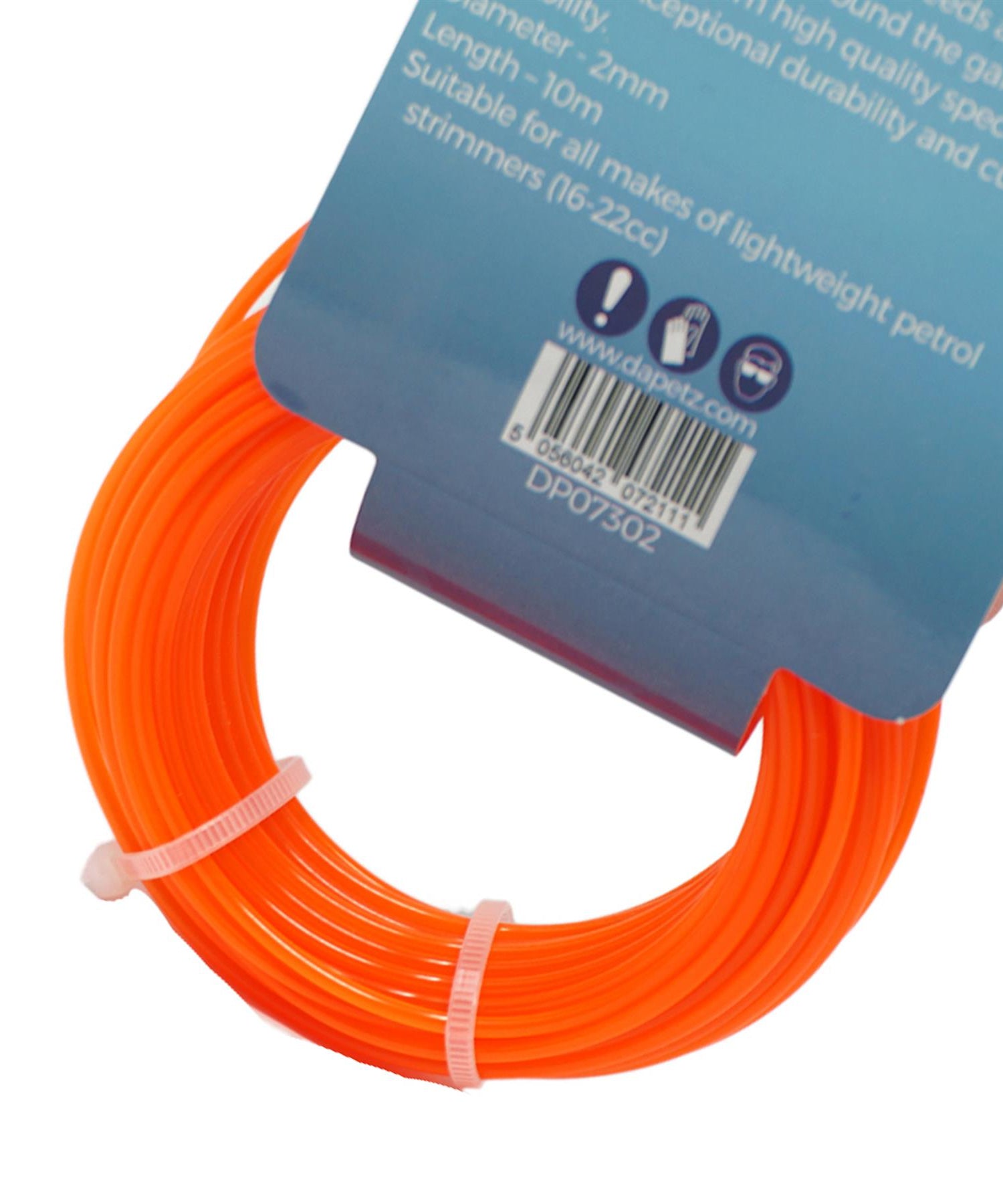 Round Strimmer Cord Line Wire String Nylon Petrol Trimmer 10m x 2mm by Dapetz