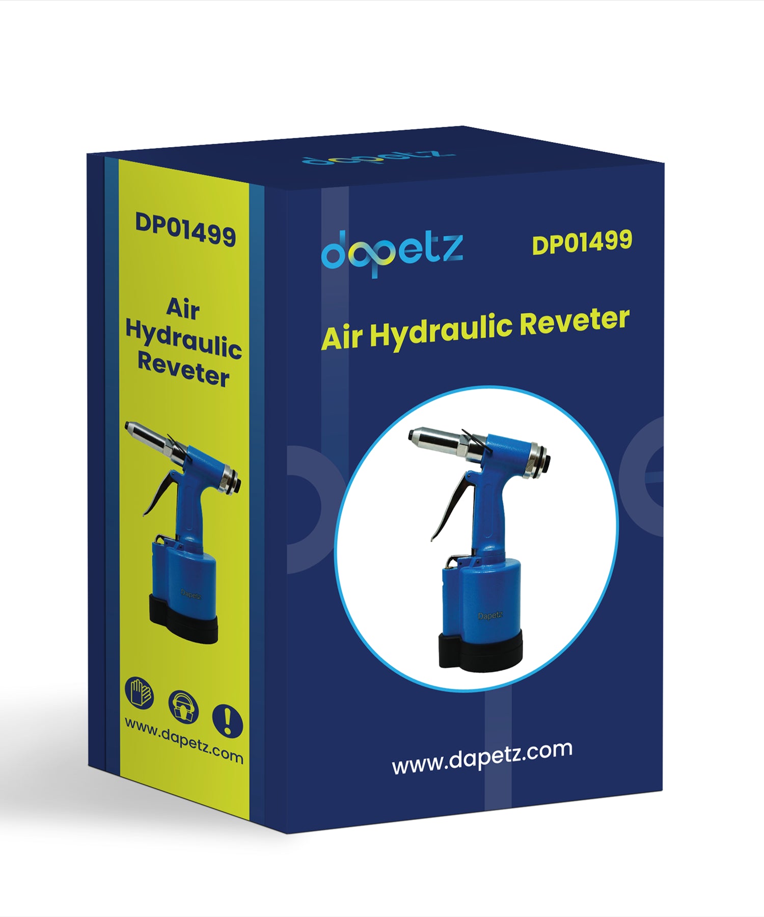 Air Hydraulic Pneumatic Pop Riveter Rivet Gun Power - 3/16", 5/32", 1/8", 3/32" Sizes by Daptez - Dapetz