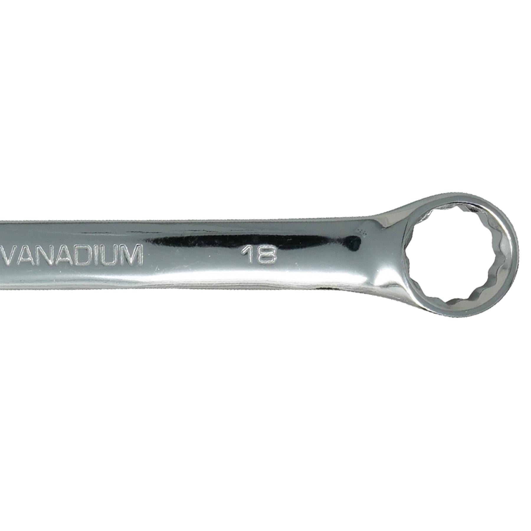 Combination Open Ring Spanner Chrome Mechanics Garage Tools 18mm by Daptez