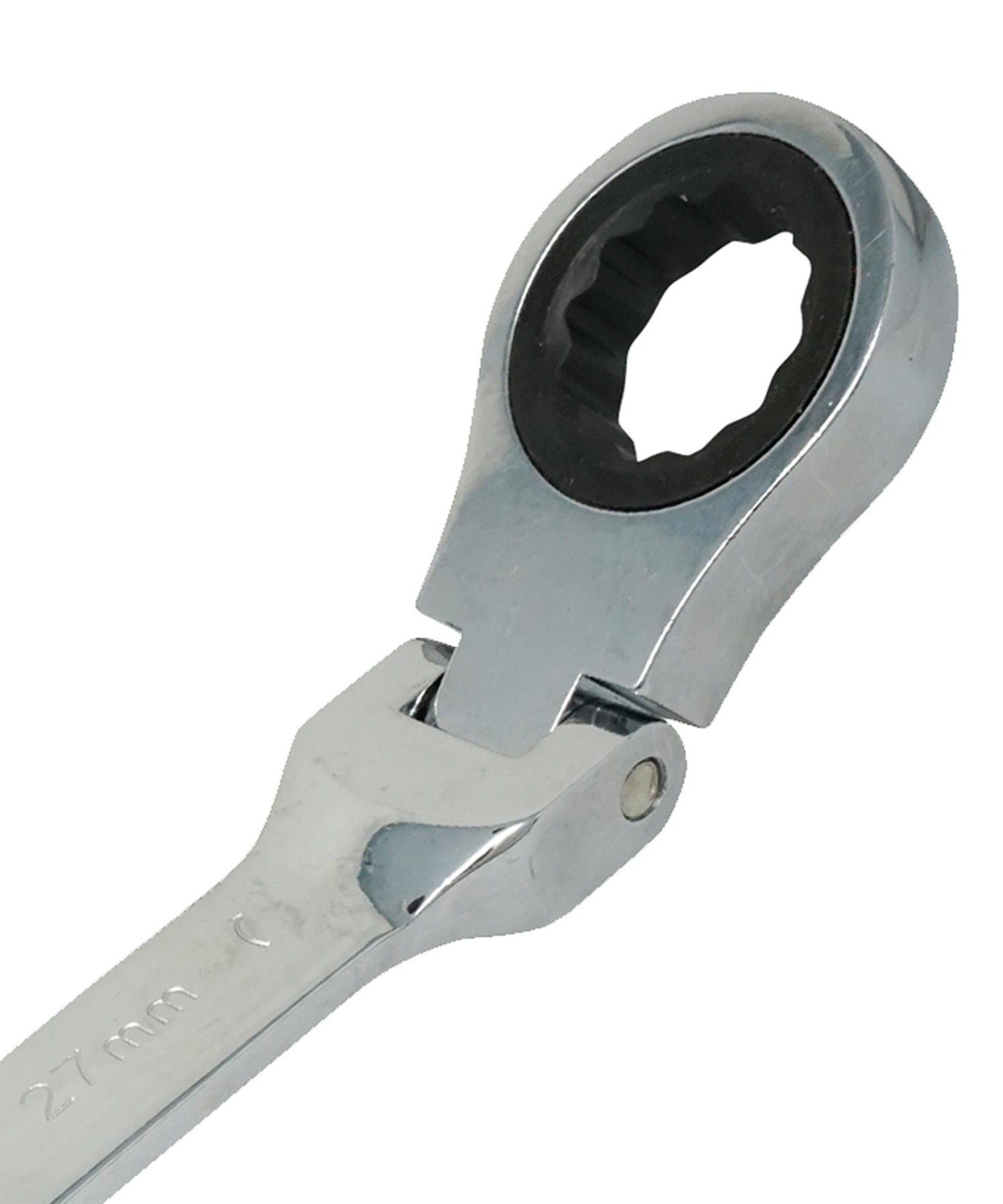 27mm Flexible Head Ratchet Metric Spanner Open End & Ring Guaranteed