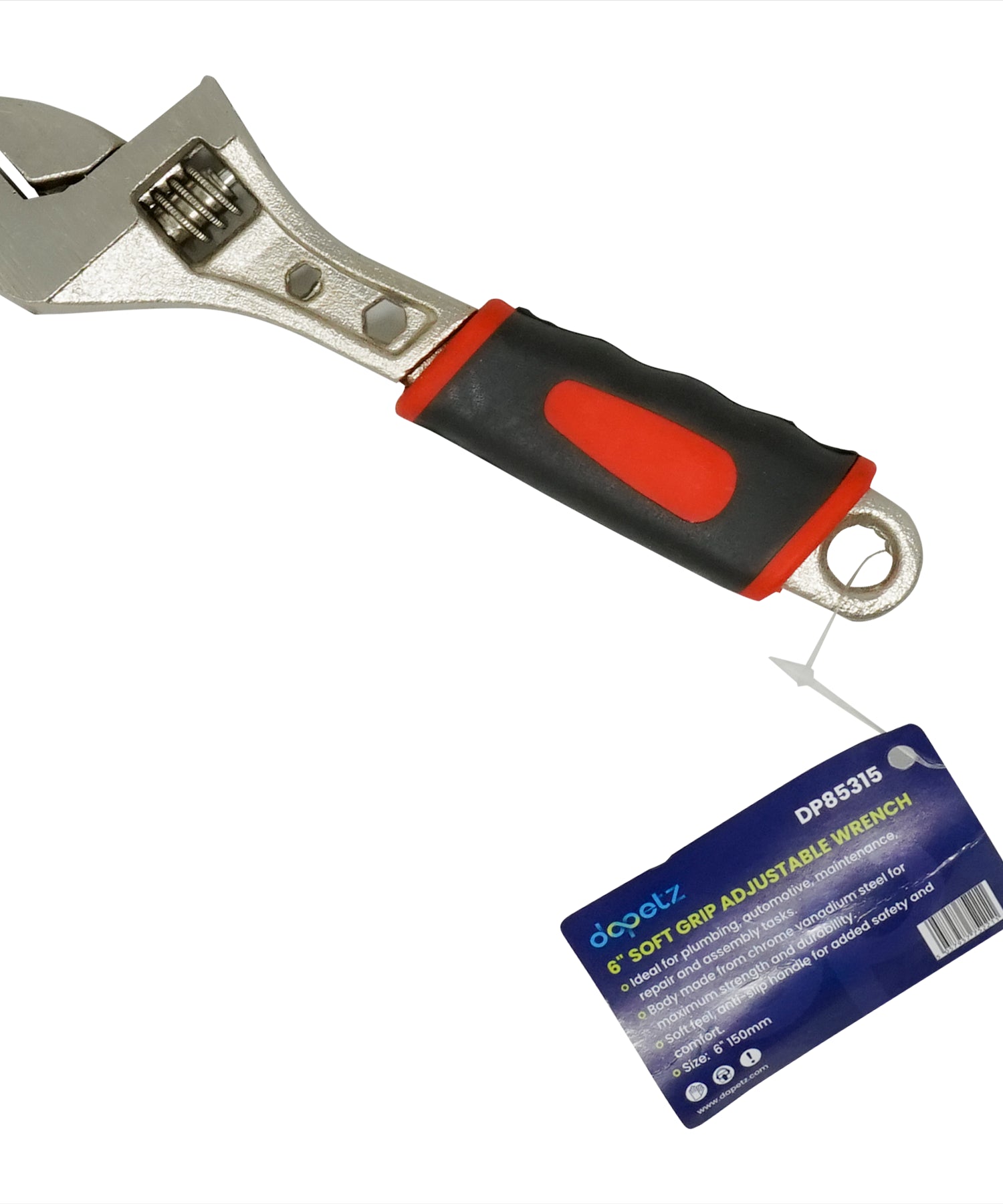 Adjustable Spanner Wrench Large 6" 150mm Opening Bathroom Nut Key Hand Tool