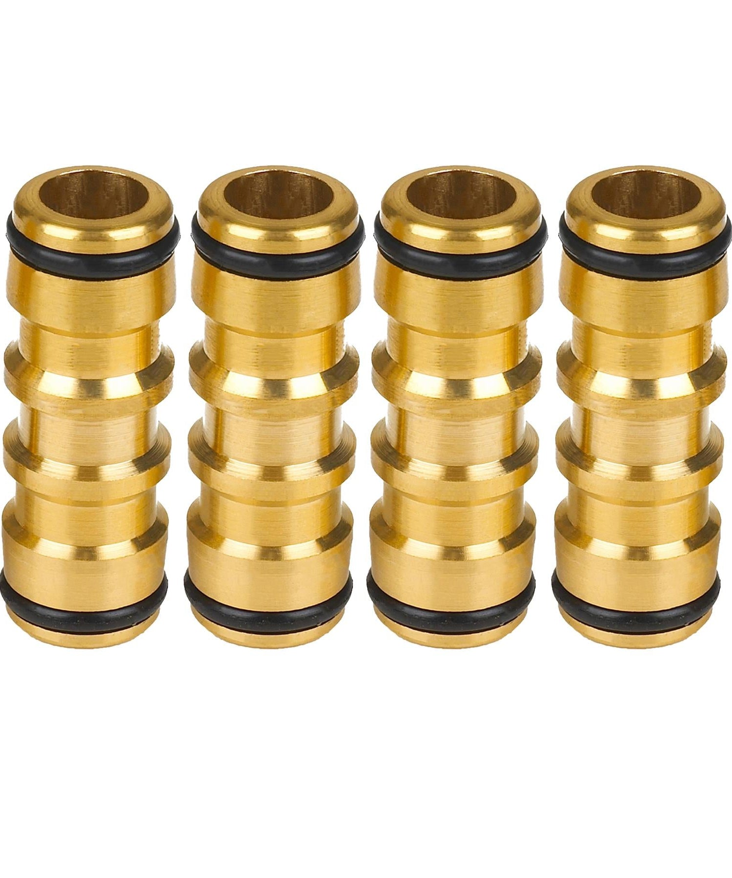 4x Solid 1/2" Brass Quick Connect