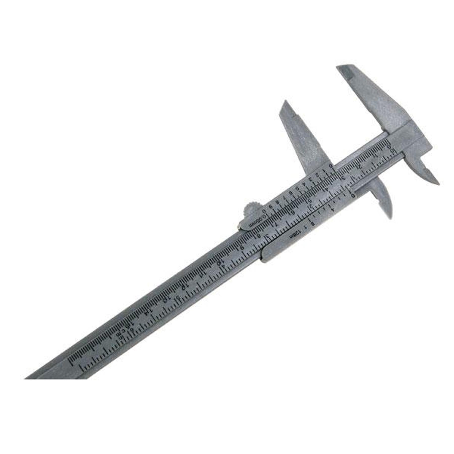 Vernier Caliper 150mm/6" Slide Gauge for Internal & External Depth Measurement, Metric & Imperial By Dapetz