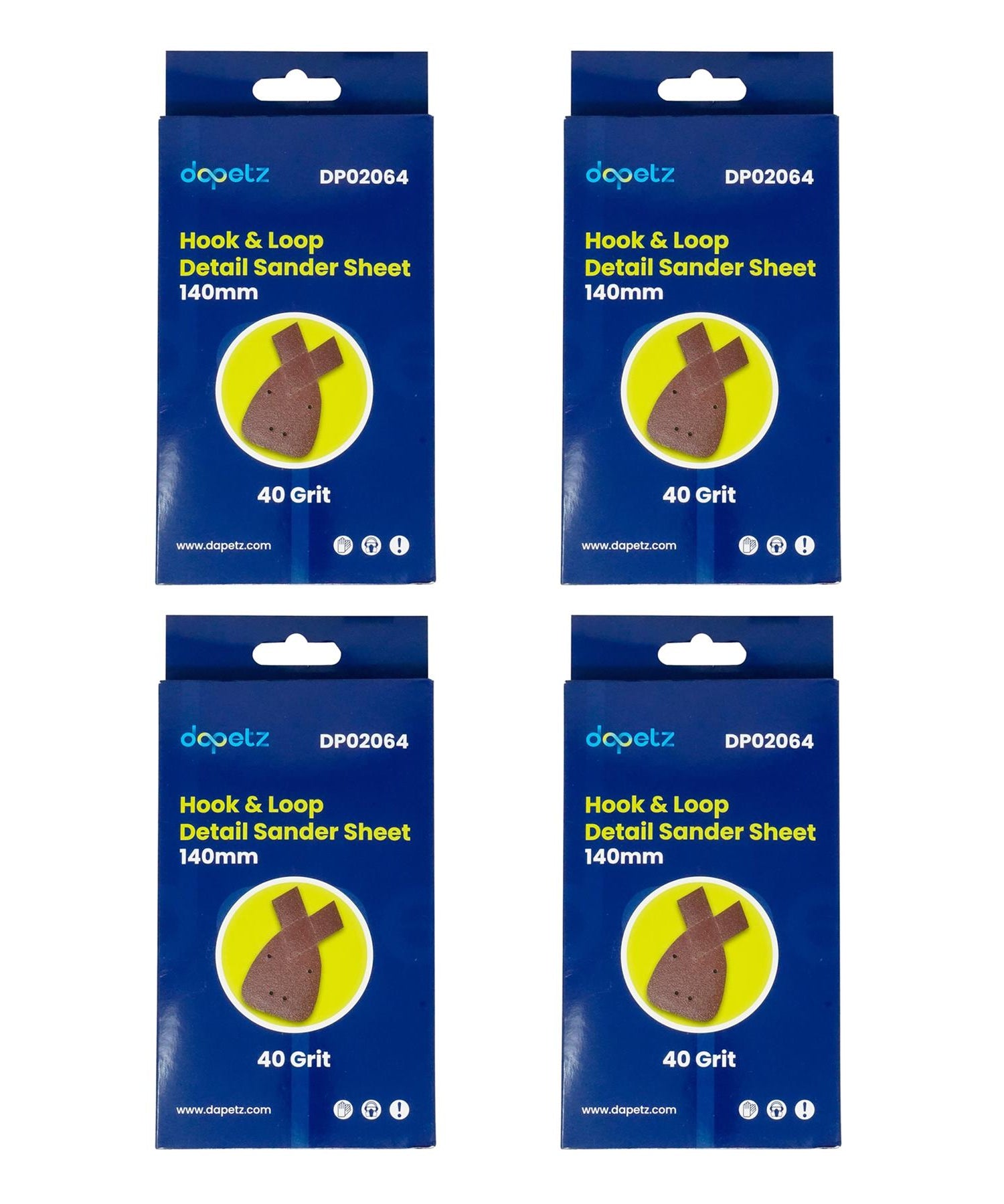 Mouse Sanding Sheet 40 Grit Sandpaper Black & Decker Palm Sander Pad 40PCS By Dapetz