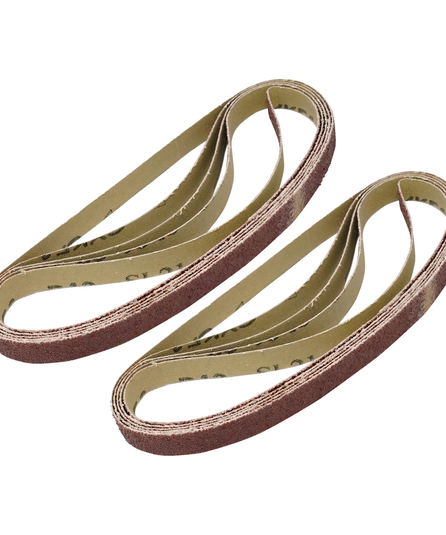 330mm x 10mm 60G Belt Power Finger File Sander Abrasive Sanding Belts 50pk