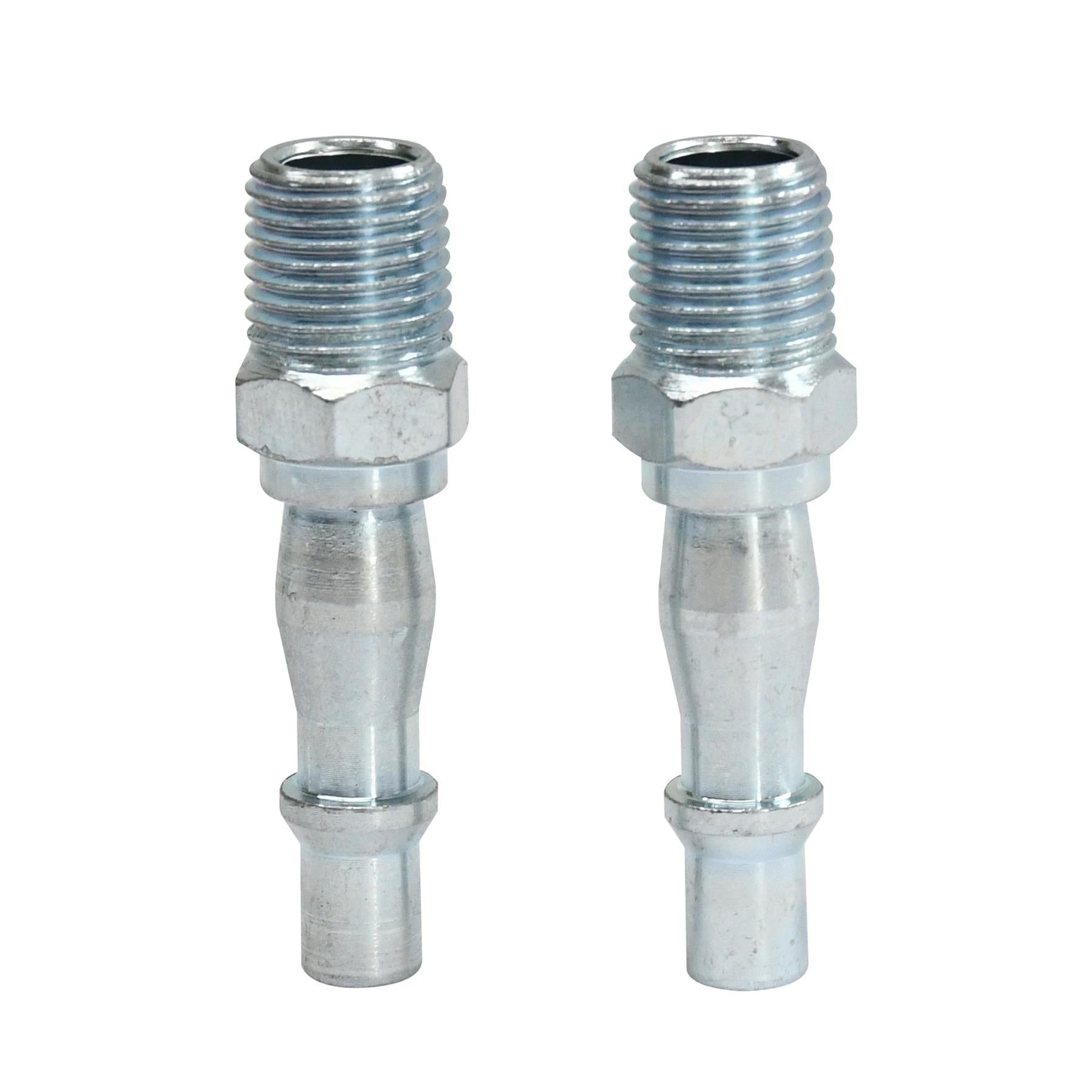 Air Line Hose Fitting Connector Male 1/4" Thread Bayonet For PCL Vertex 2Pcs