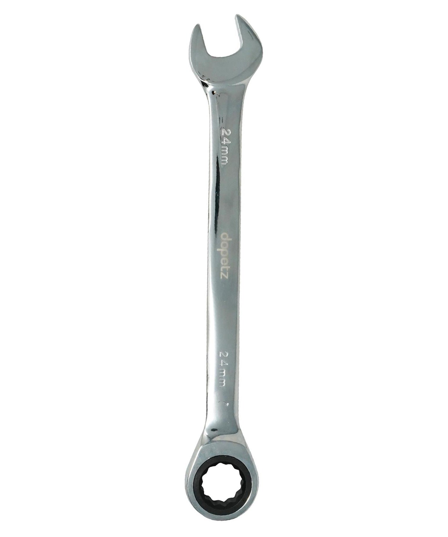 24mm Ratchet Wrench, Fixed Head, Chrome Vanadium, Corrosion-Resistant by Dapetz