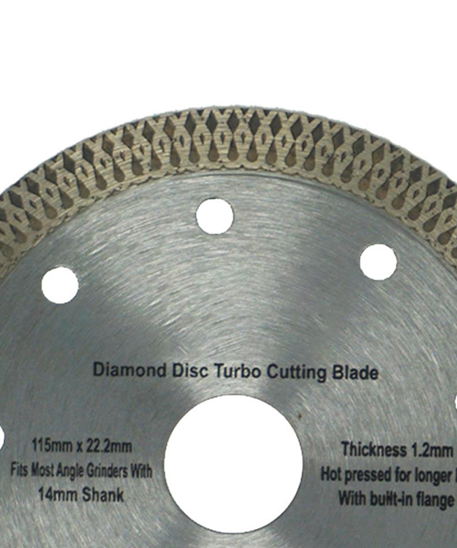 115mm Turbo Diamond Disc Cutting Blade – Thin Wheel for Porcelain, Ceramic & Granite By Dapetz