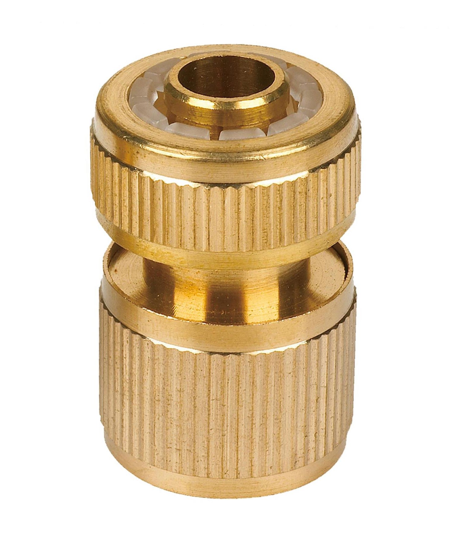 Brass Garden Hose Quick Connector 1/2" Female Pipe Built in Auto Water Stop by Daptez