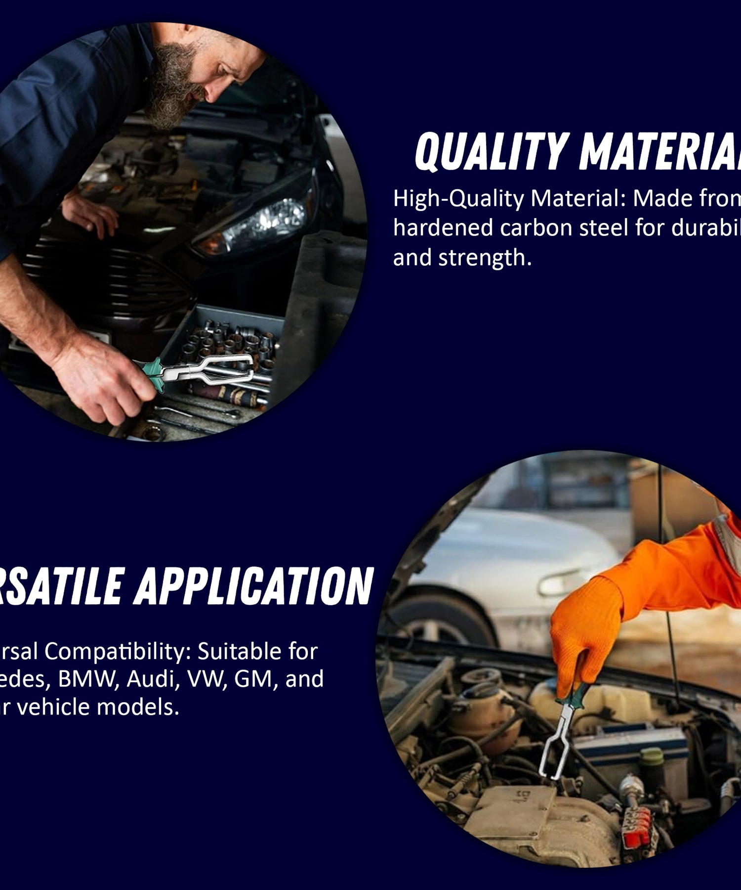 Fuel Feed Pipe Pliers Removal Hose Line Clip Clamp For Mercedes BMW AUDI VW GM