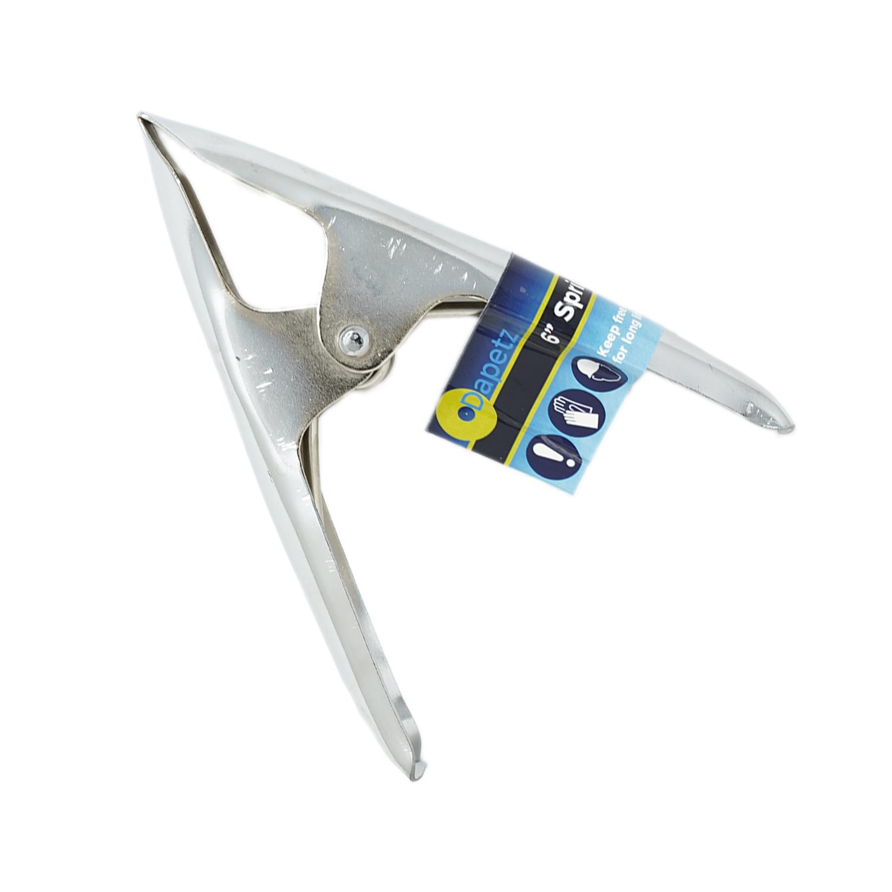 16x 6"Spring Clamp Large Metal Market Stall Sheet Tarpaulin Cover Clip Grip by Dapetz