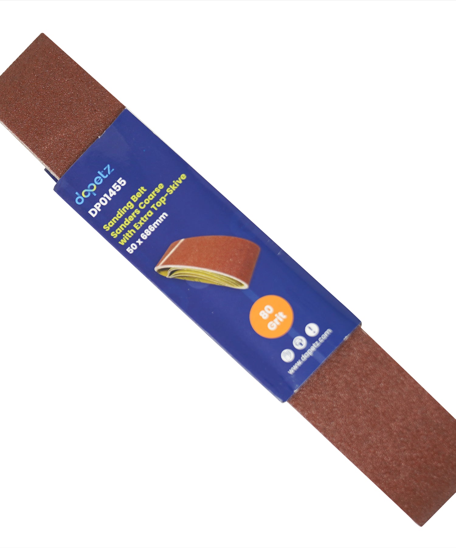 Sander Sanding Belts Power Tool 50 x 686mm 80 Grit Coarse 5PCS By Dapetz
