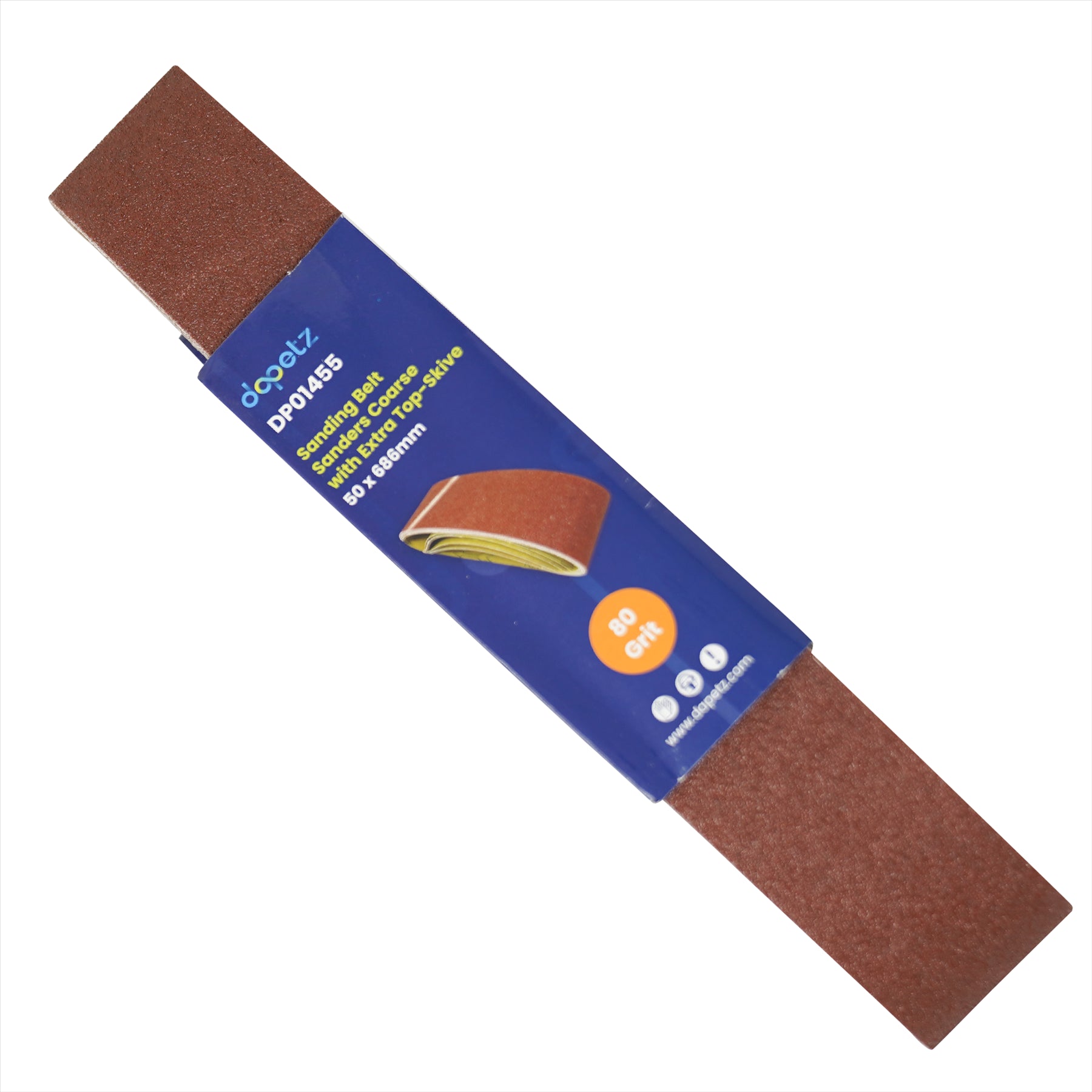 Sander Sanding Belts Power Tool 50 x 686mm 80 Grit Coarse 5PCS By Dapetz
