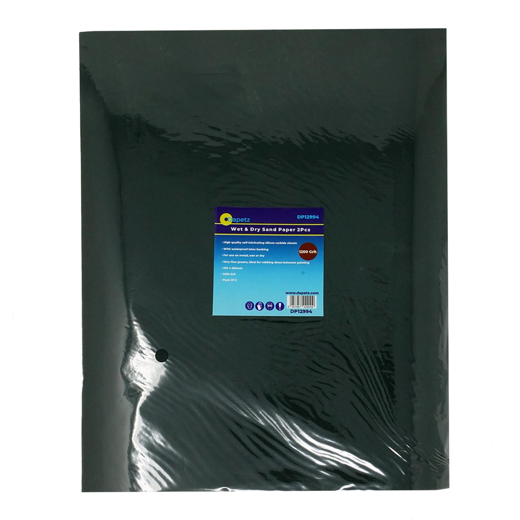 Wet and Dry Sandpaper Abrasive  80 to 600 Grit Sanding 230x280mm Pack Of 14 by Dapetz