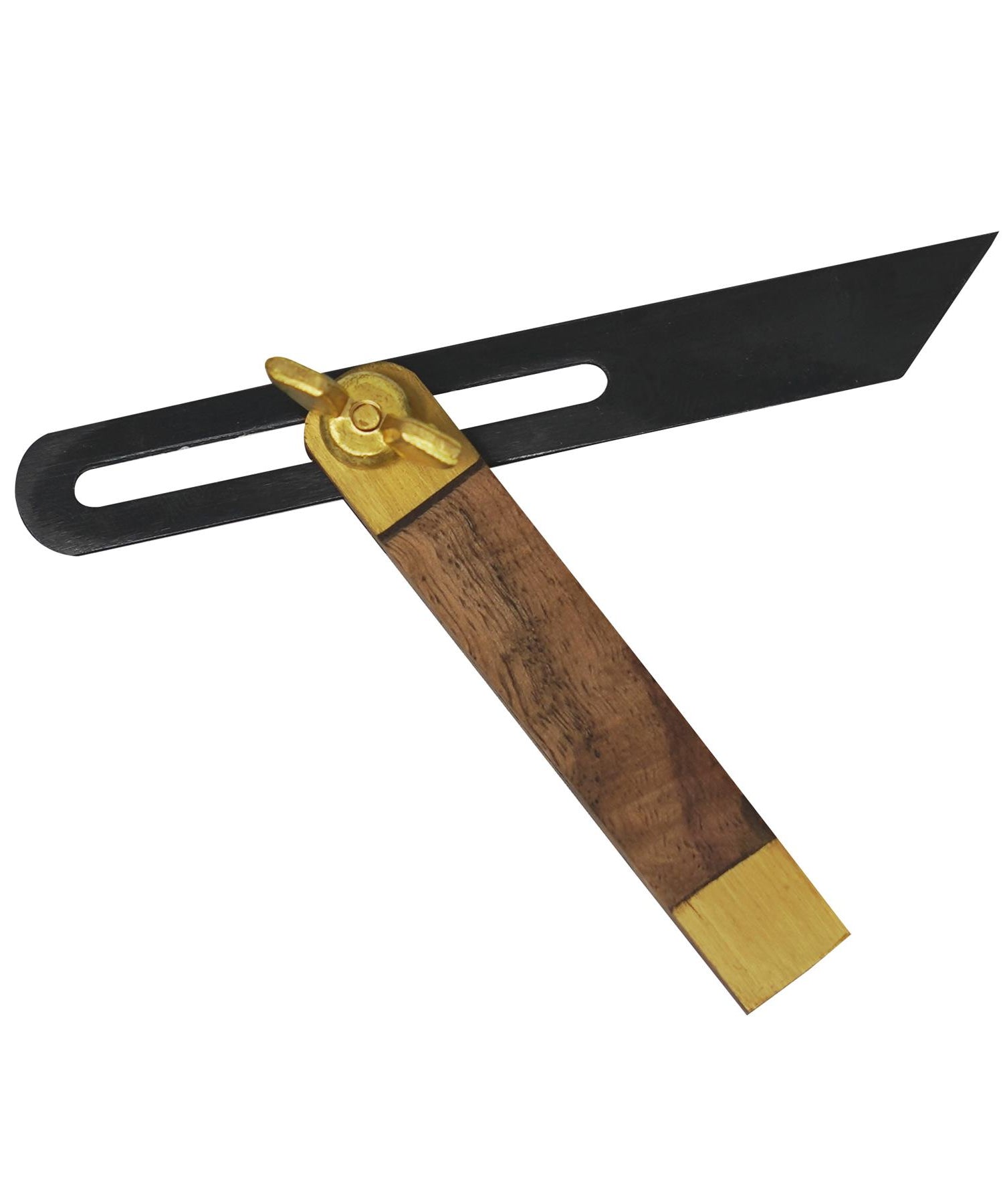 100mm Mini Adjustable Bevel Carpentry Miniature Tools With Solid Brass End Cap by Dapetz