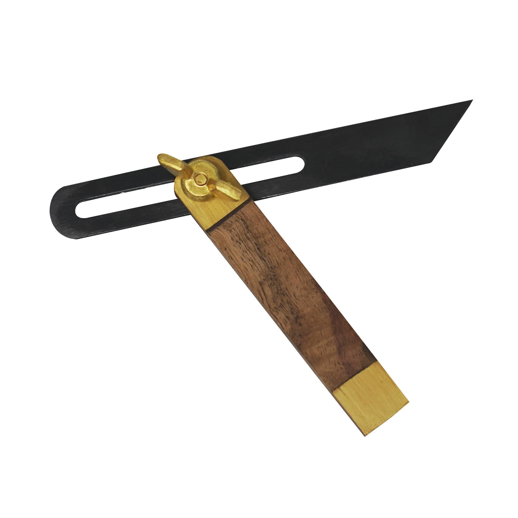 100mm Mini Adjustable Bevel Carpentry Miniature Tools With Solid Brass End Cap by Dapetz