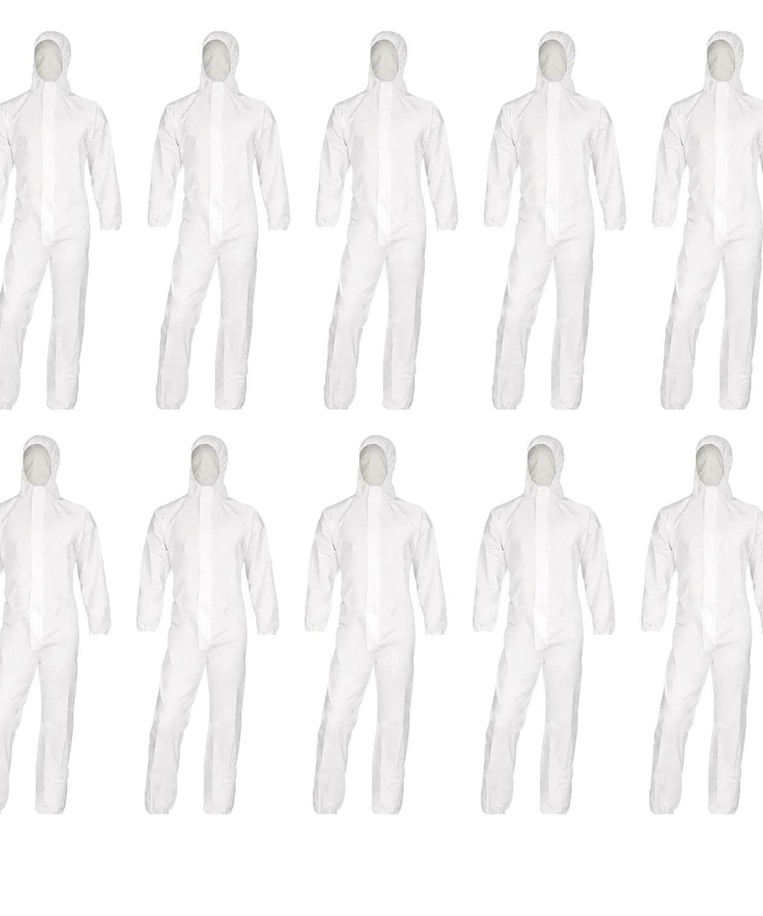 (Pack of 20) Microporous Breathable Coverall Suit with Zip XL – Premium Protection & Comfort by Dapetz