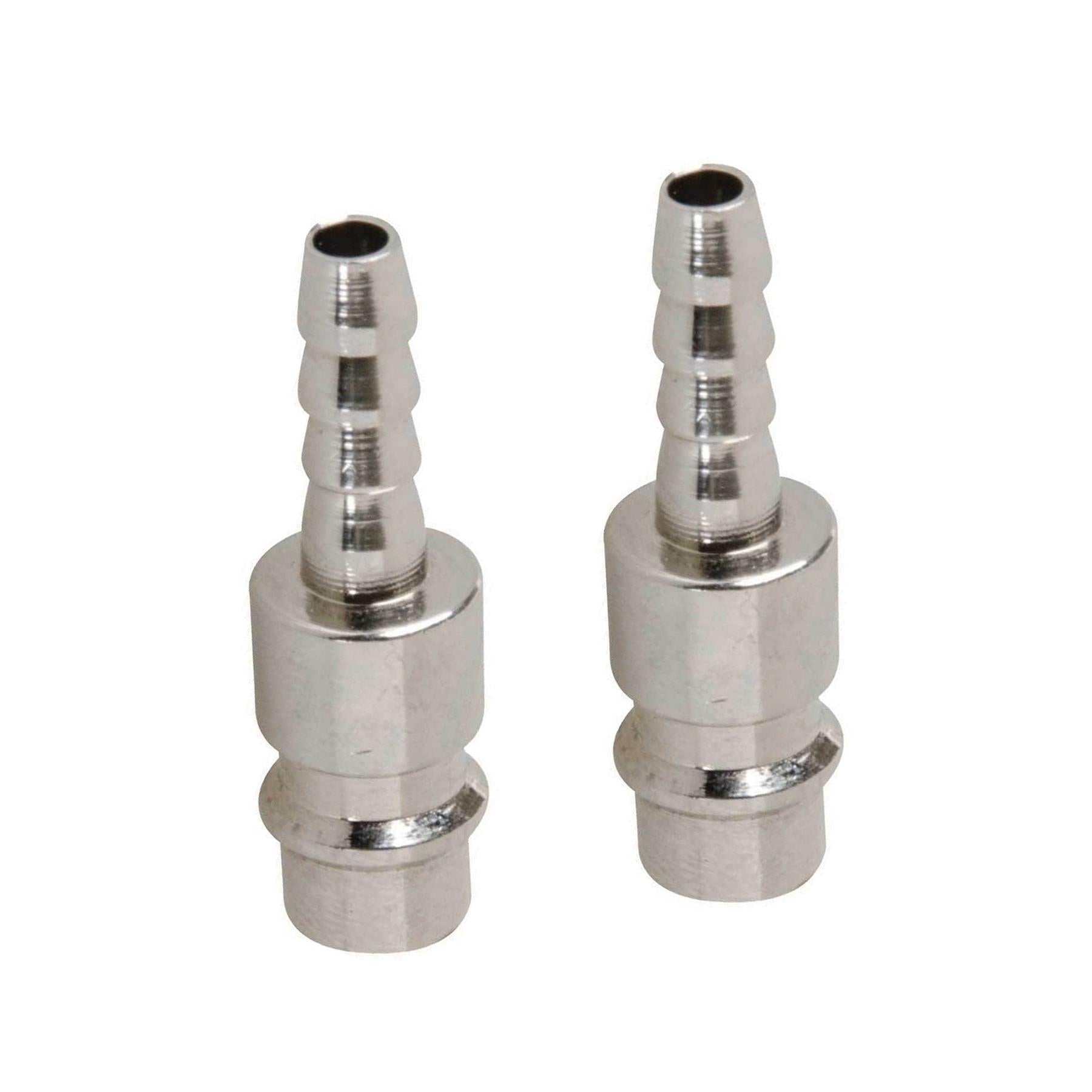 2x Male Euro Air Line Hose Fitting Connector Coupler Barb Bayonet Hose End 6mm