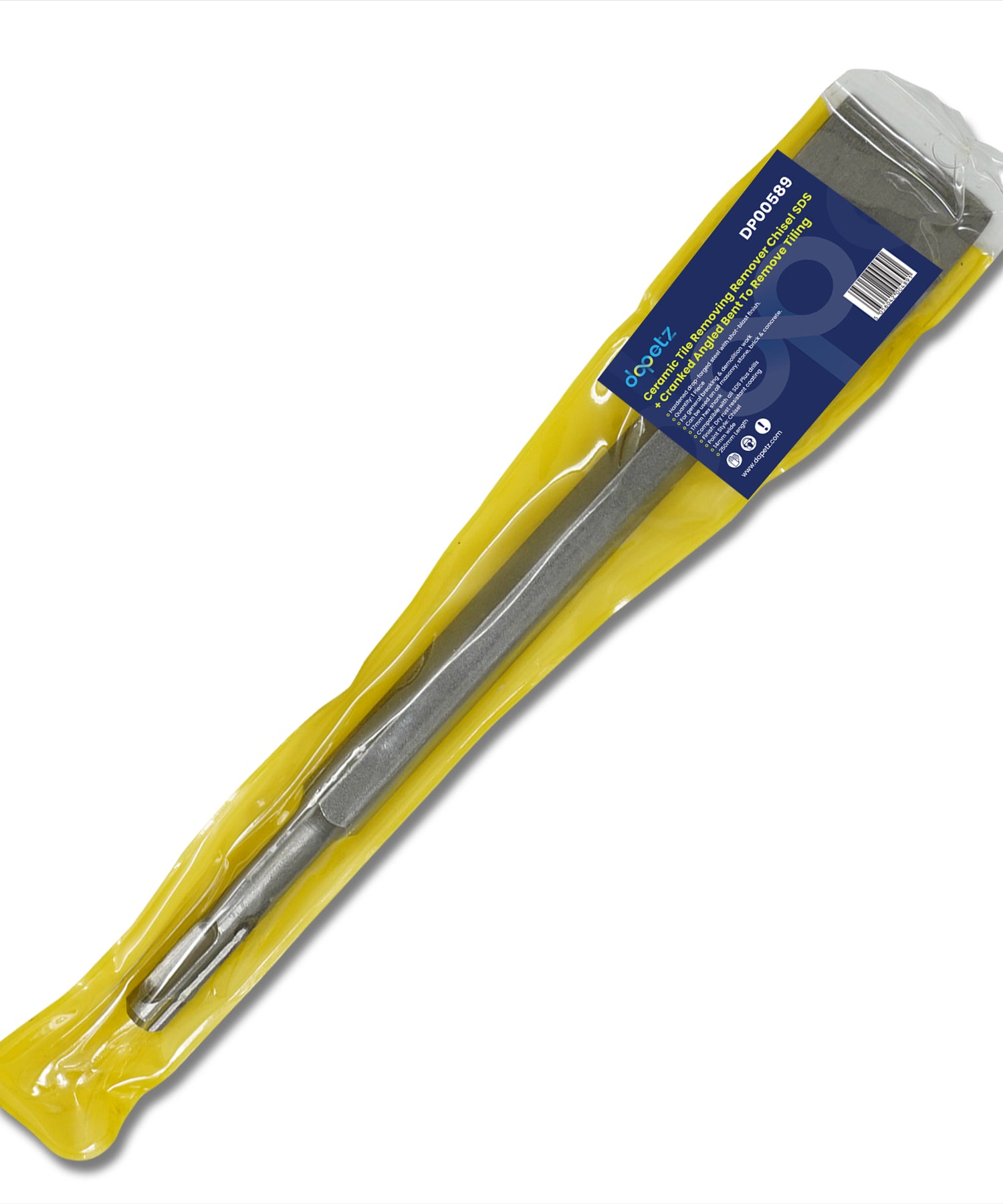 SDS+ Plus Cranked Chisel Angled Bent Rotary For Plaster Concrete & Tile Removing