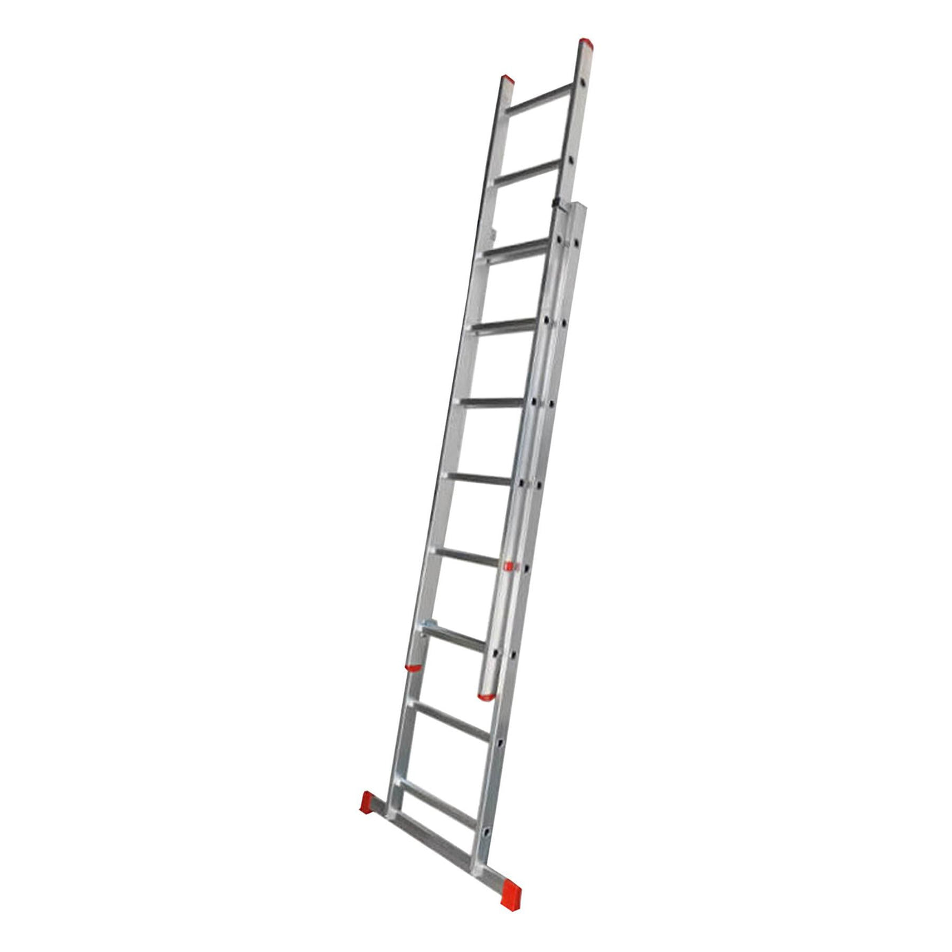 Dapetz 9 Rung Aluminium Extension Ladder 2.5m For Home, Double Section, 150 Kg