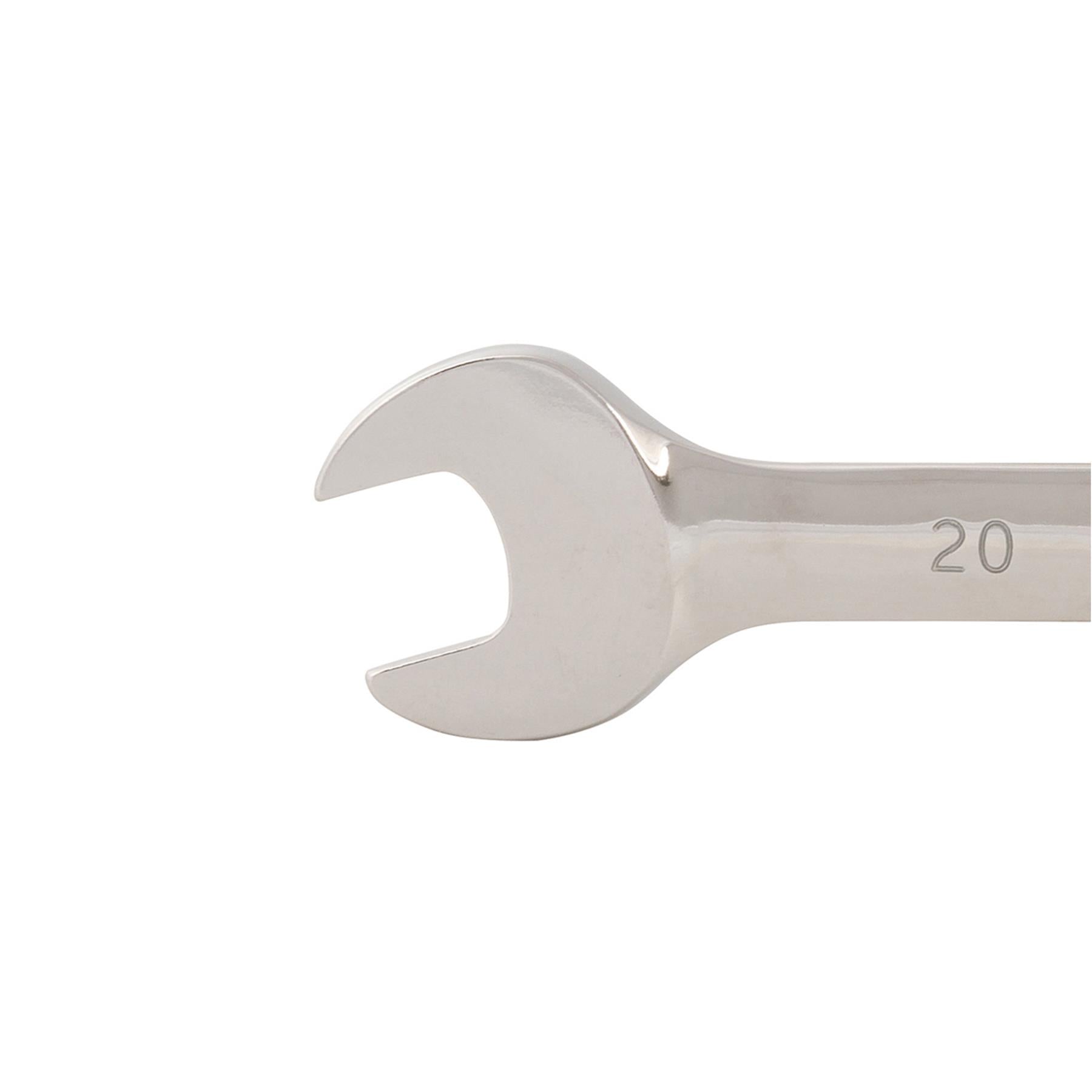 Fixed Head Ratchet Metric Spanner Open End Ring Combination 20mm